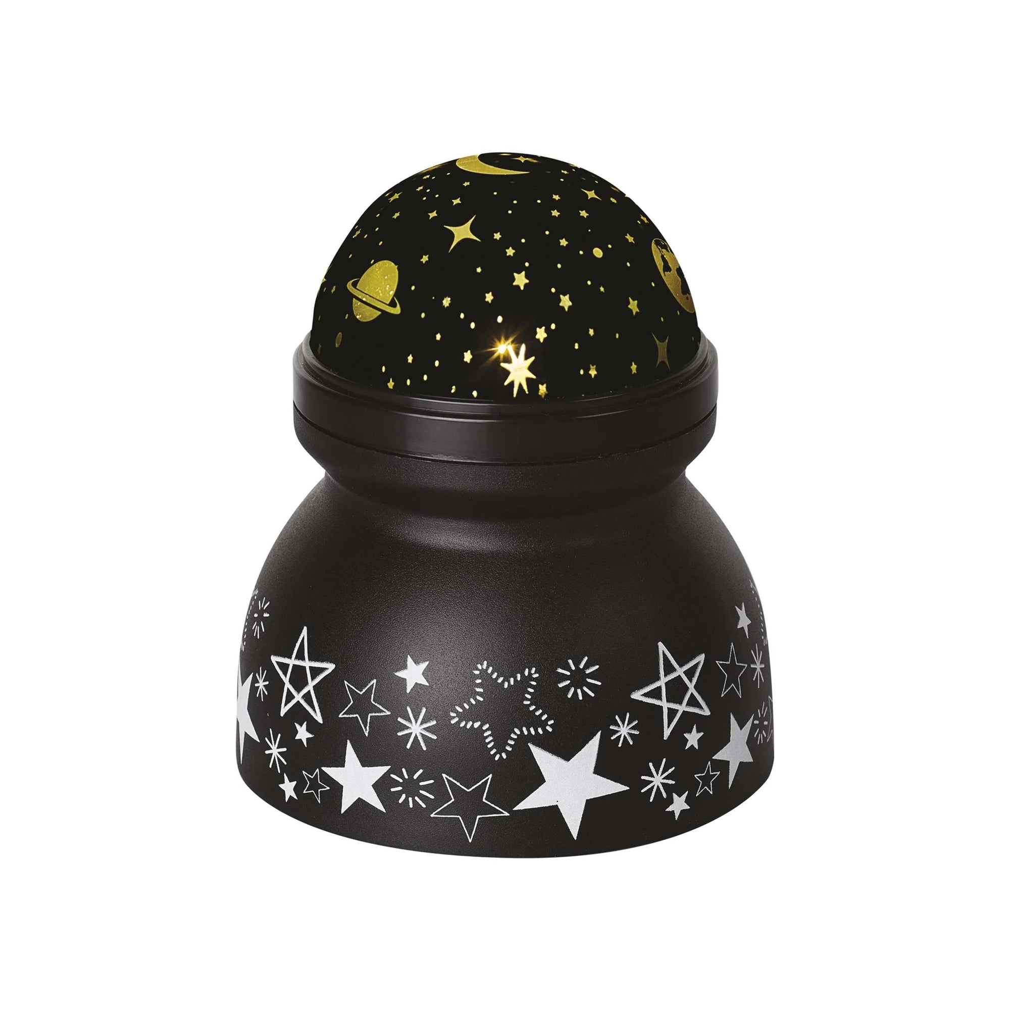 LED Christmas projector, space, indoor, 3xAAA