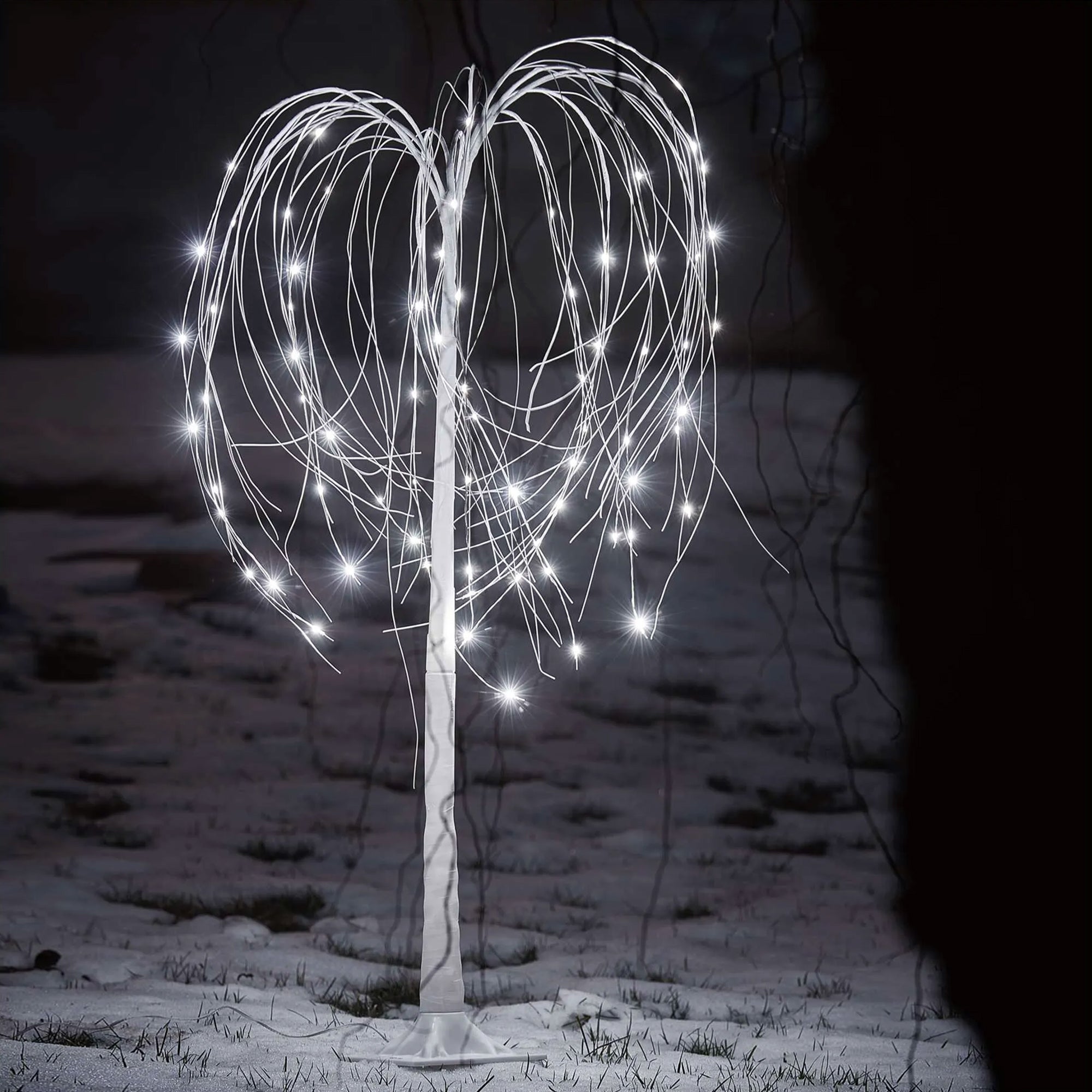 LED light tree, indoor and outdoor, cool white, 120cm