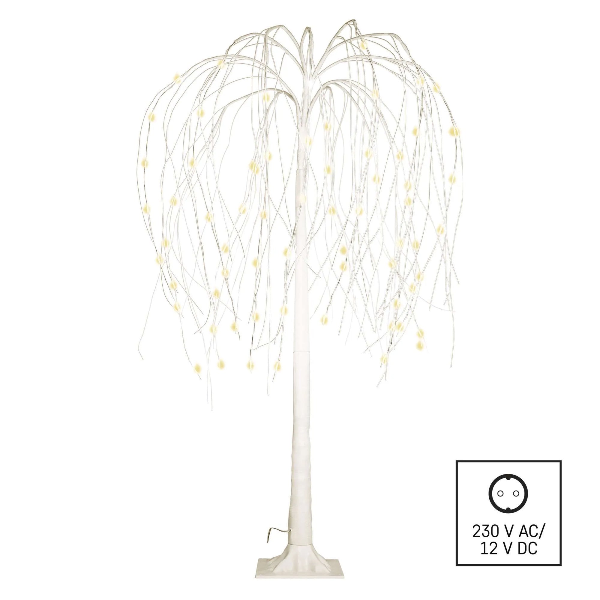 LED lighted tree, indoor and outdoor, warm white, 120cm