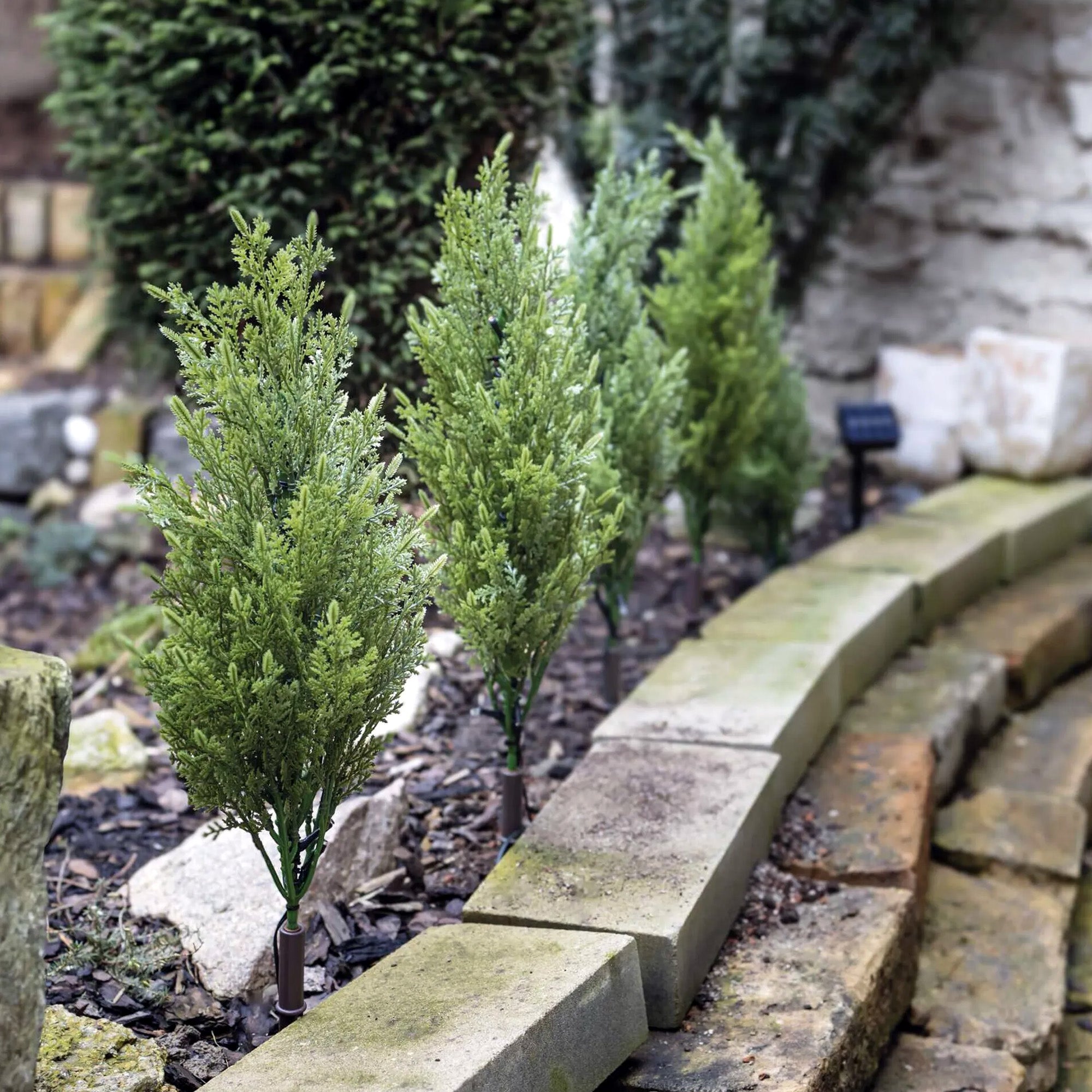 LED grančice sa solarnim panelom, vanjske, toplo bijela