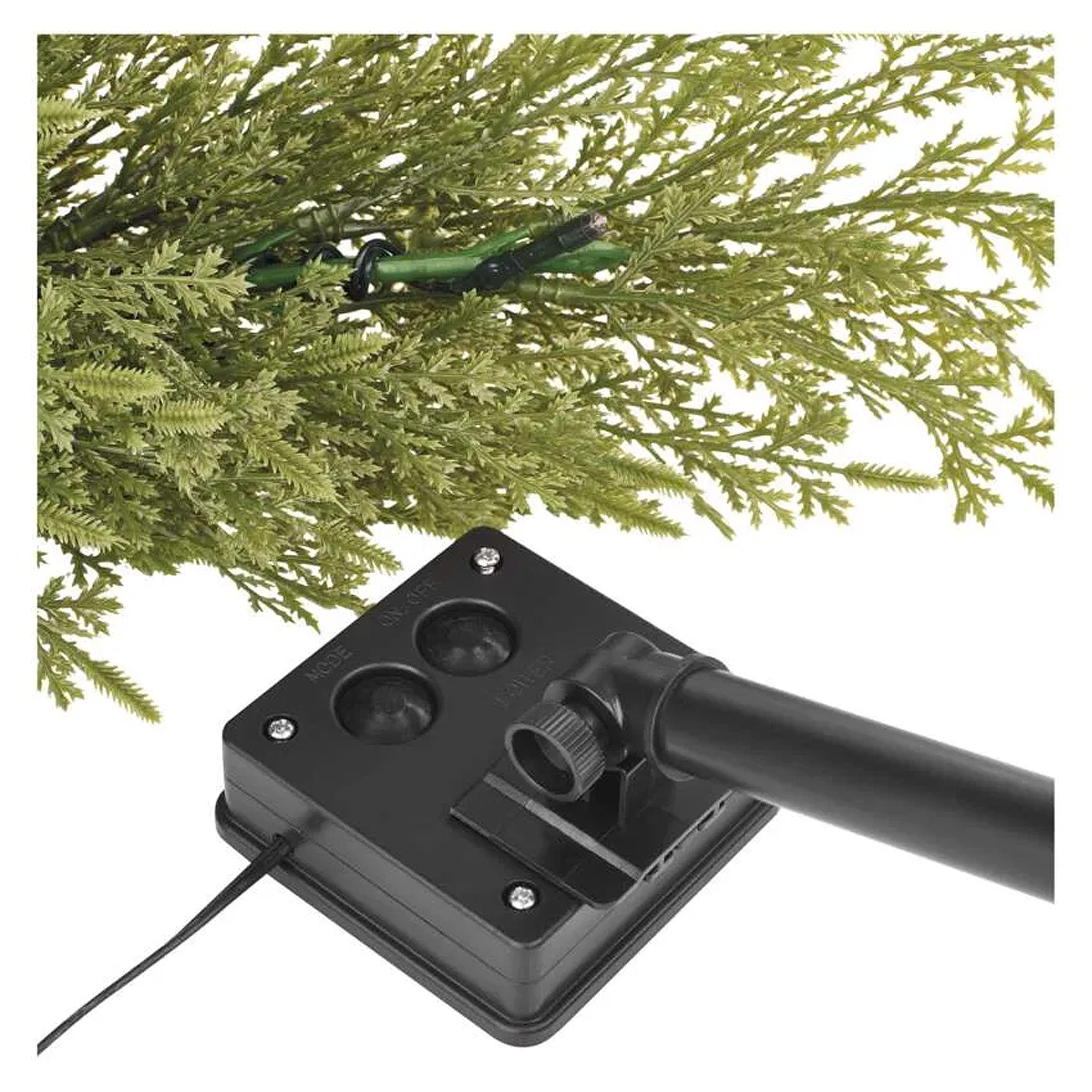 LED grančice sa solarnim panelom, vanjske, toplo bijela