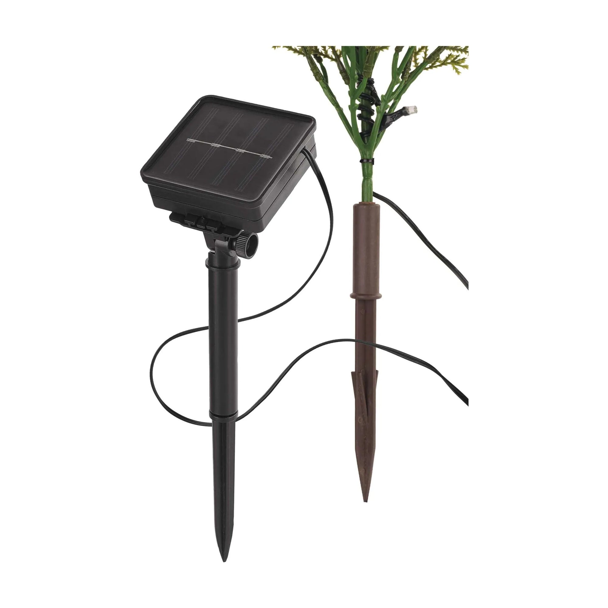 LED grančice sa solarnim panelom, vanjske, toplo bijela