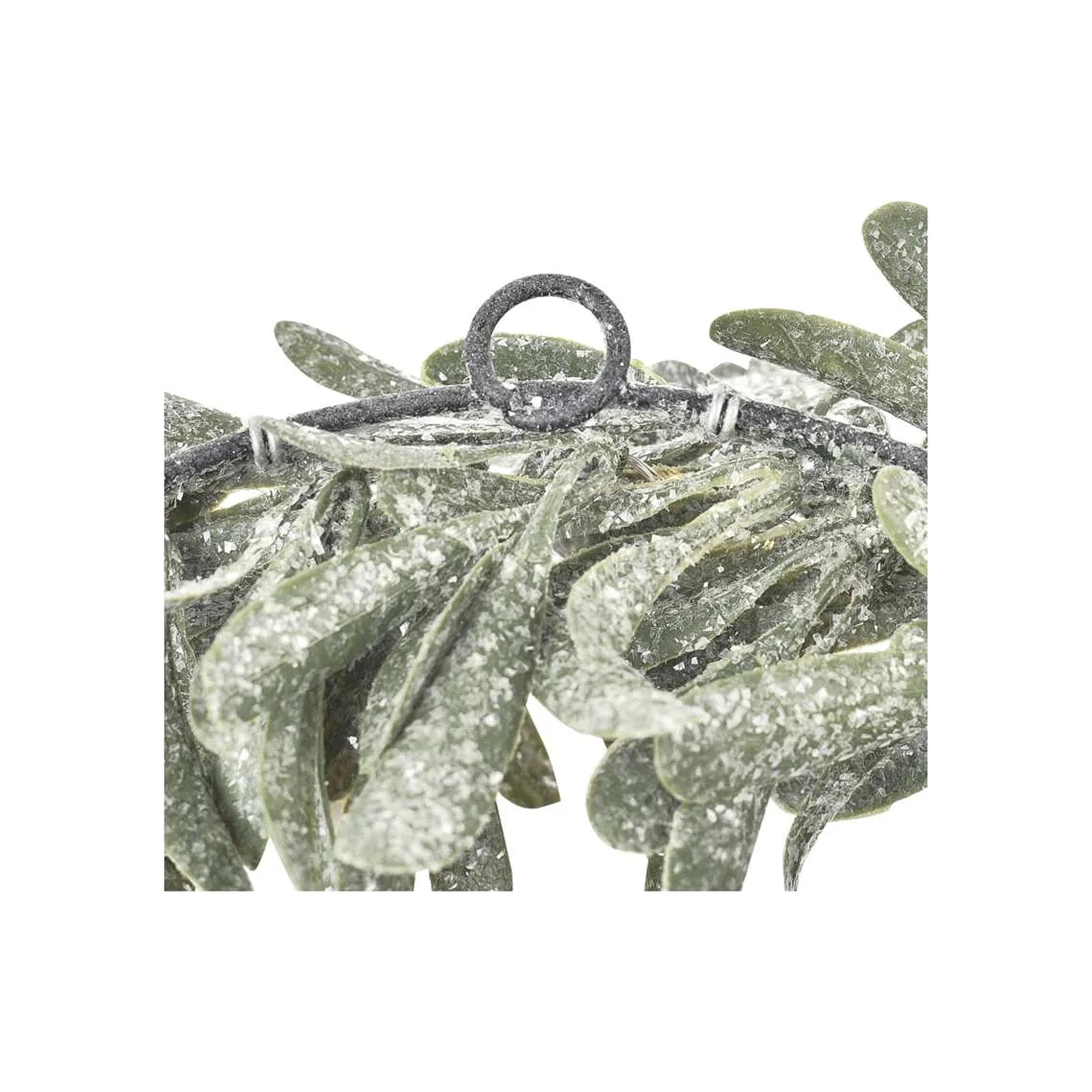 Božićni vijenac, imela, LED, toplo bijela, 3xAA, IP20, 35cm