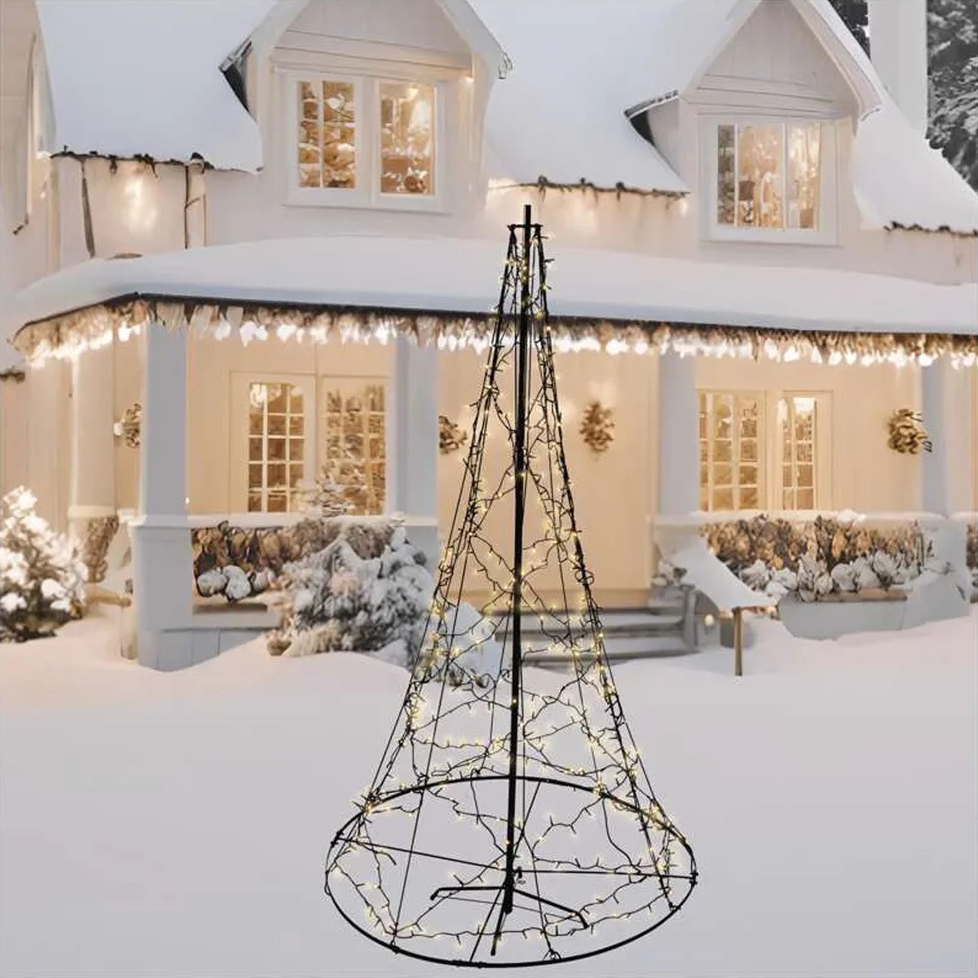 Božićno drvce, 480 lampica, LED, vintage, IP44, 180cm