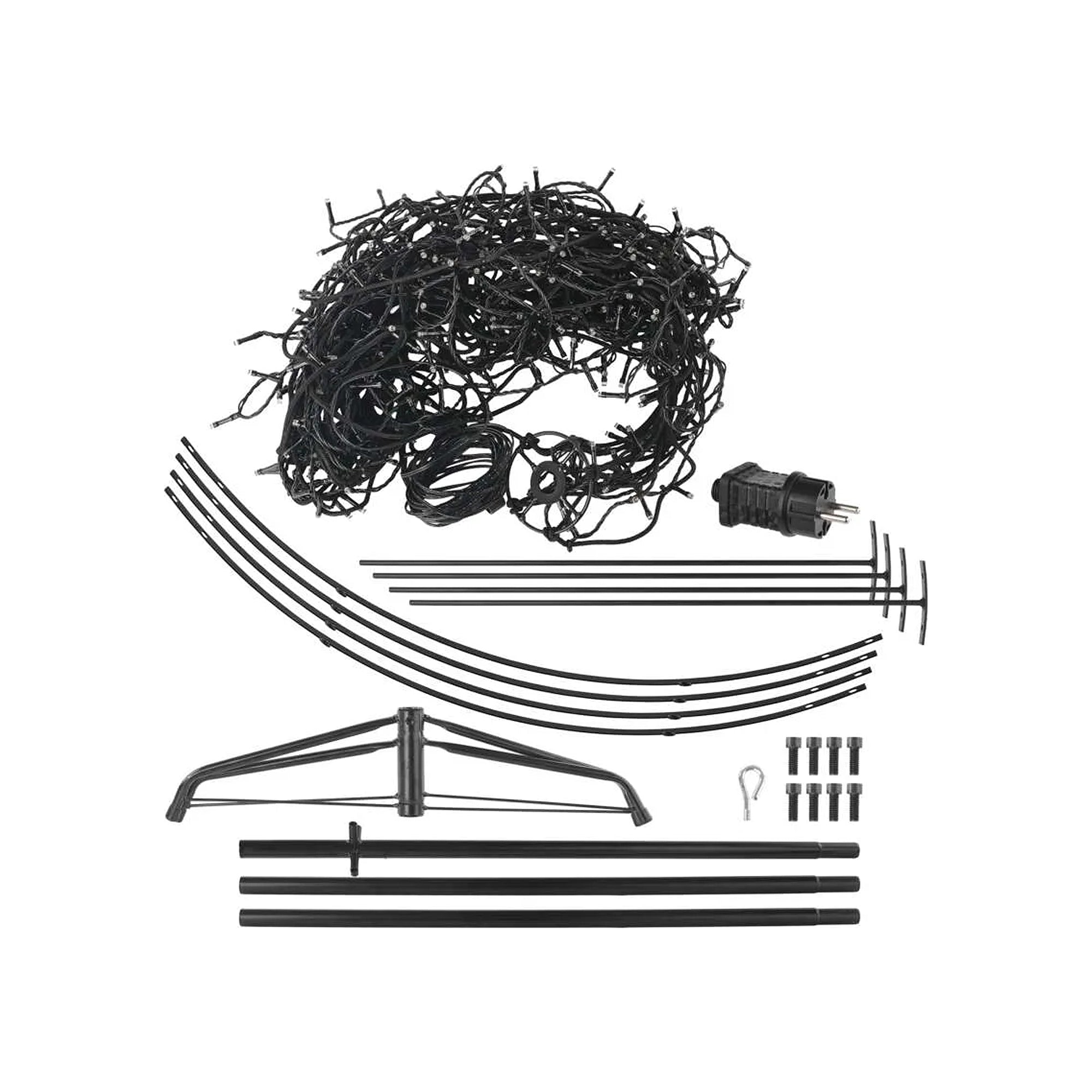 Božićno drvce, 480 lampica, LED, vintage, IP44, 180cm