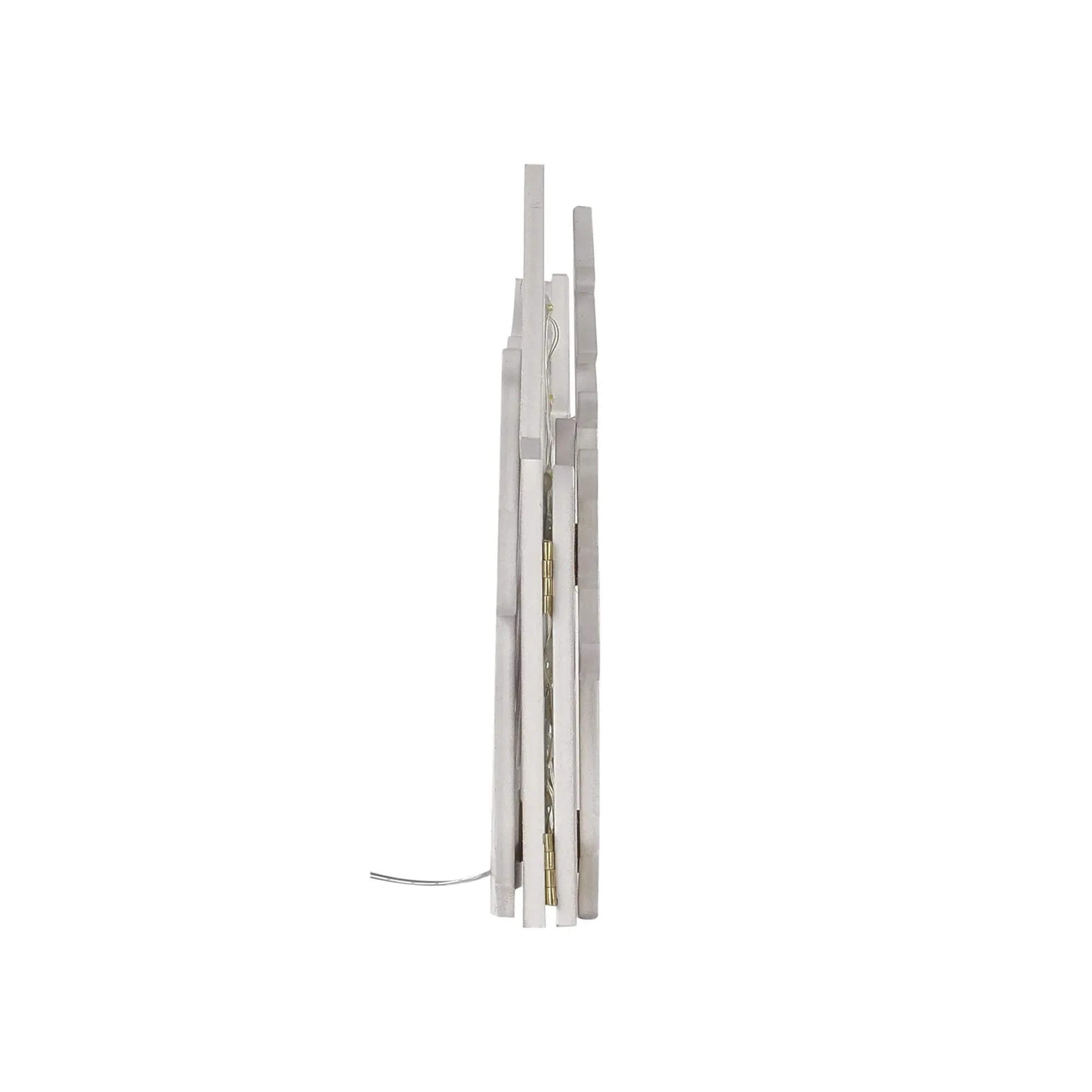 Božićna dekoracija, selo, drveno, LED, toplo bijela, 2xAA, IP20, 19cm