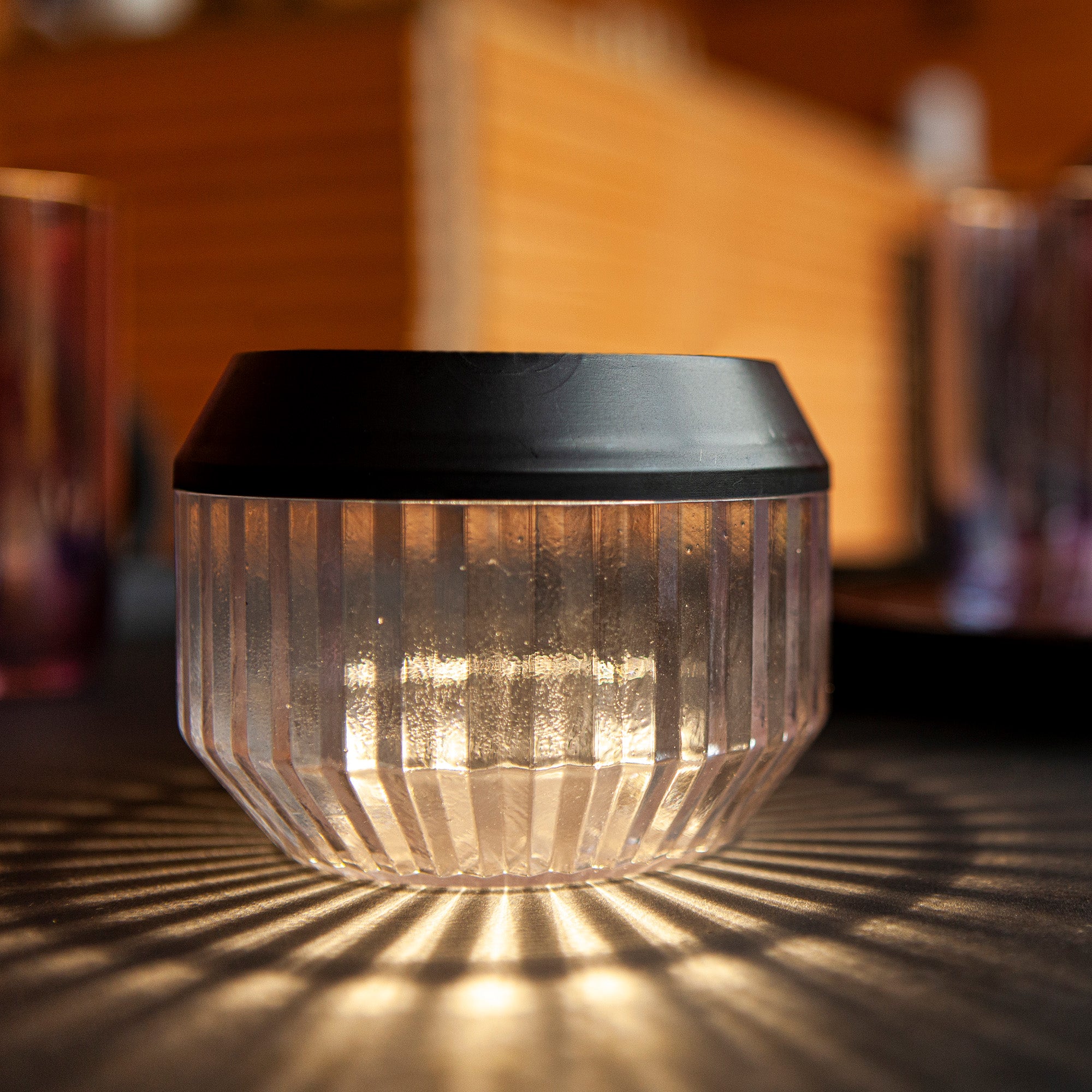DIVA LED solarna stolna svjetiljka, 2 komada, mat crna, 0.11W, 4000K, IP44, 82mm
