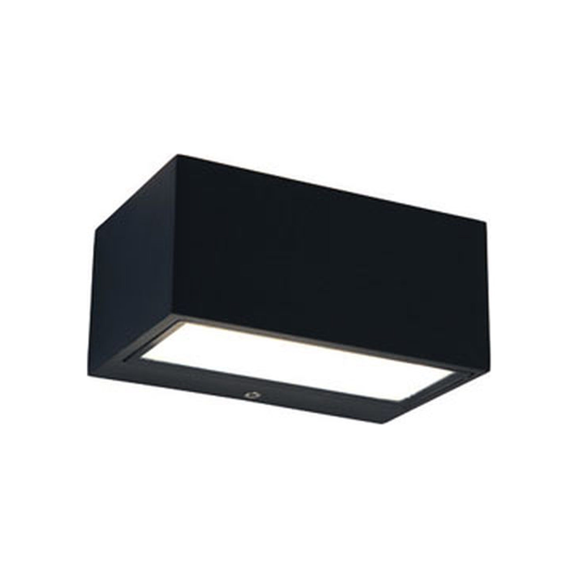 GEMINI LED zidna svjetiljka, mat crna, 8.8W, 3000K, IP54, 65mm