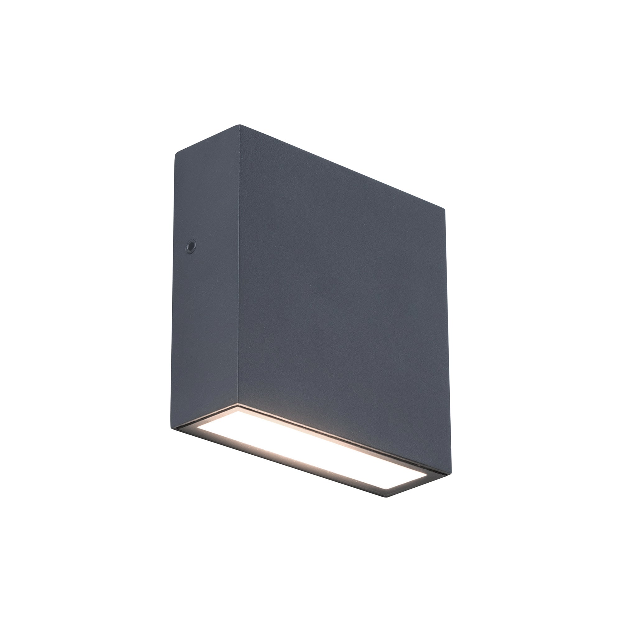 GEMINI XF LED zidna svjetiljka, tamno siva, 7.4W, 4000K, IP54, 110mm