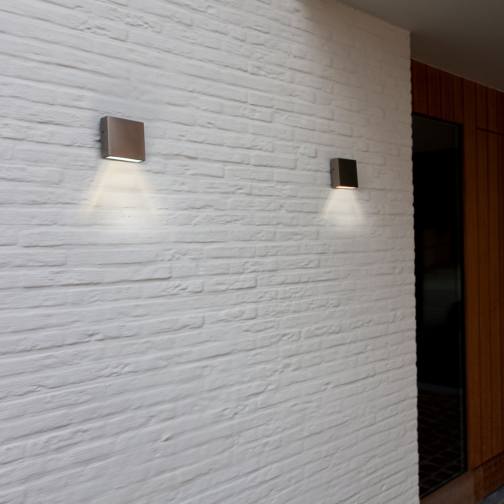 GEMINI XF LED zidna svjetiljka 9,5W 4000K nehrđajući čelik