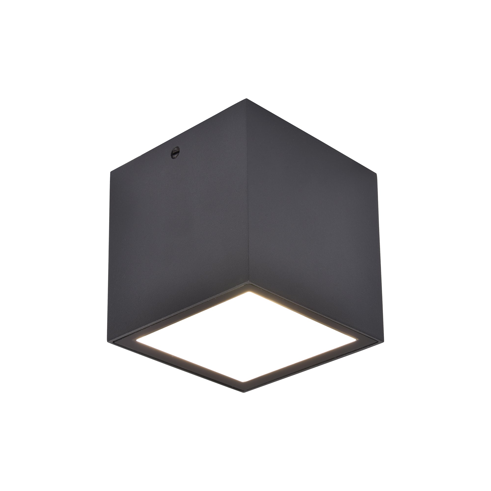 GEMINI LED stropna svjetiljka, tamno siva, 7W, 4000K, IP65, 85mm