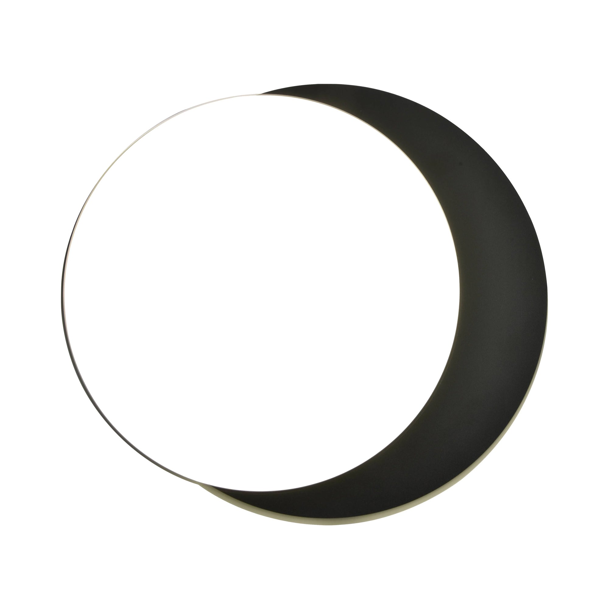 GOLETA LED stropna svjetiljka, mat crna, 24.3W, 3000K/4000K, IP54, Ø300mm