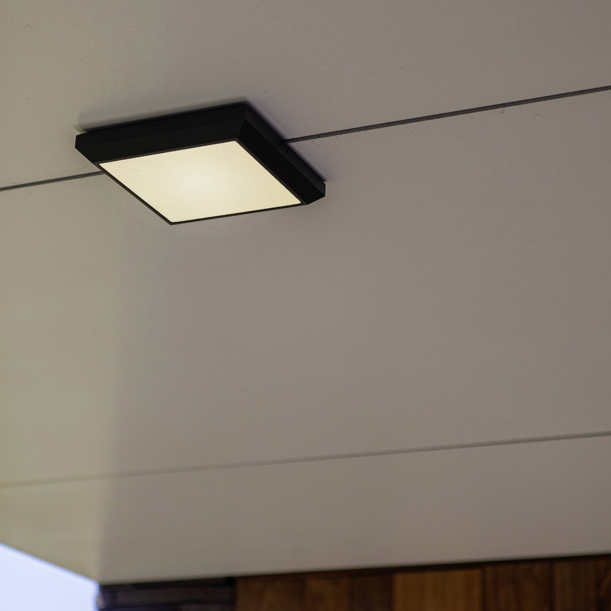HELENA LED stropna svjetiljka, tamno siva, 14.8W, 4000K, IP54, 220mm