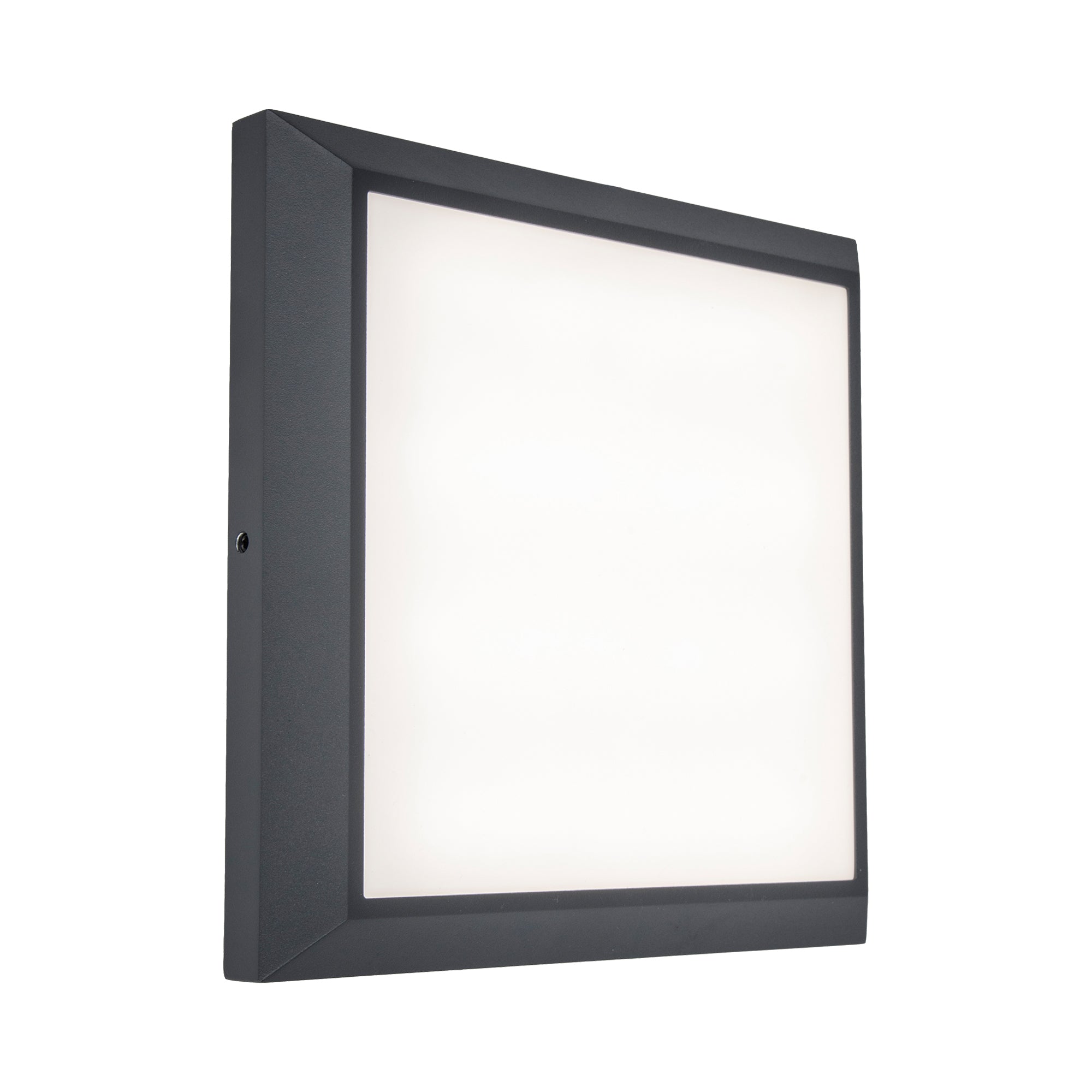 HELENA LED stropna svjetiljka, tamno siva, 14.8W, 4000K, IP54, 220mm