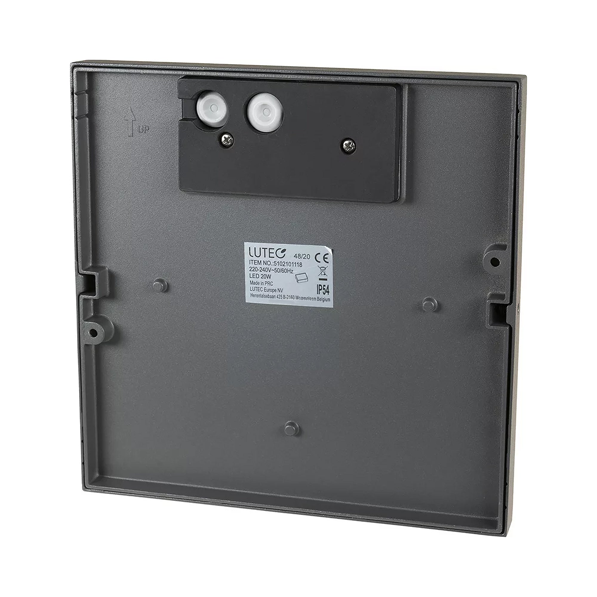 HELENA LED stropna svjetiljka, tamno siva, 14.8W, 4000K, IP54, 220mm