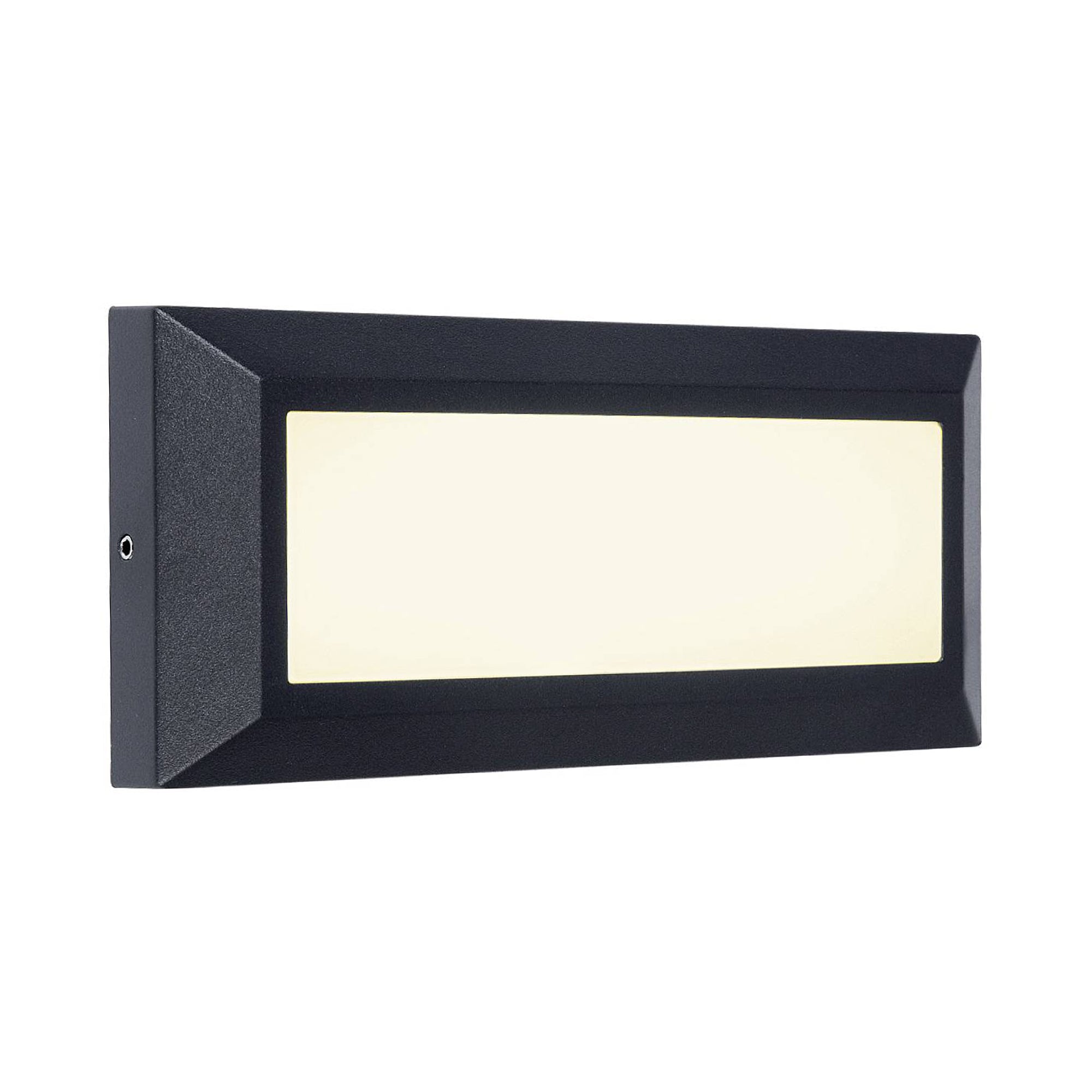 HELENA LED zidna svjetiljka, mat crna, 11W, 3000K, IP54, 101mm