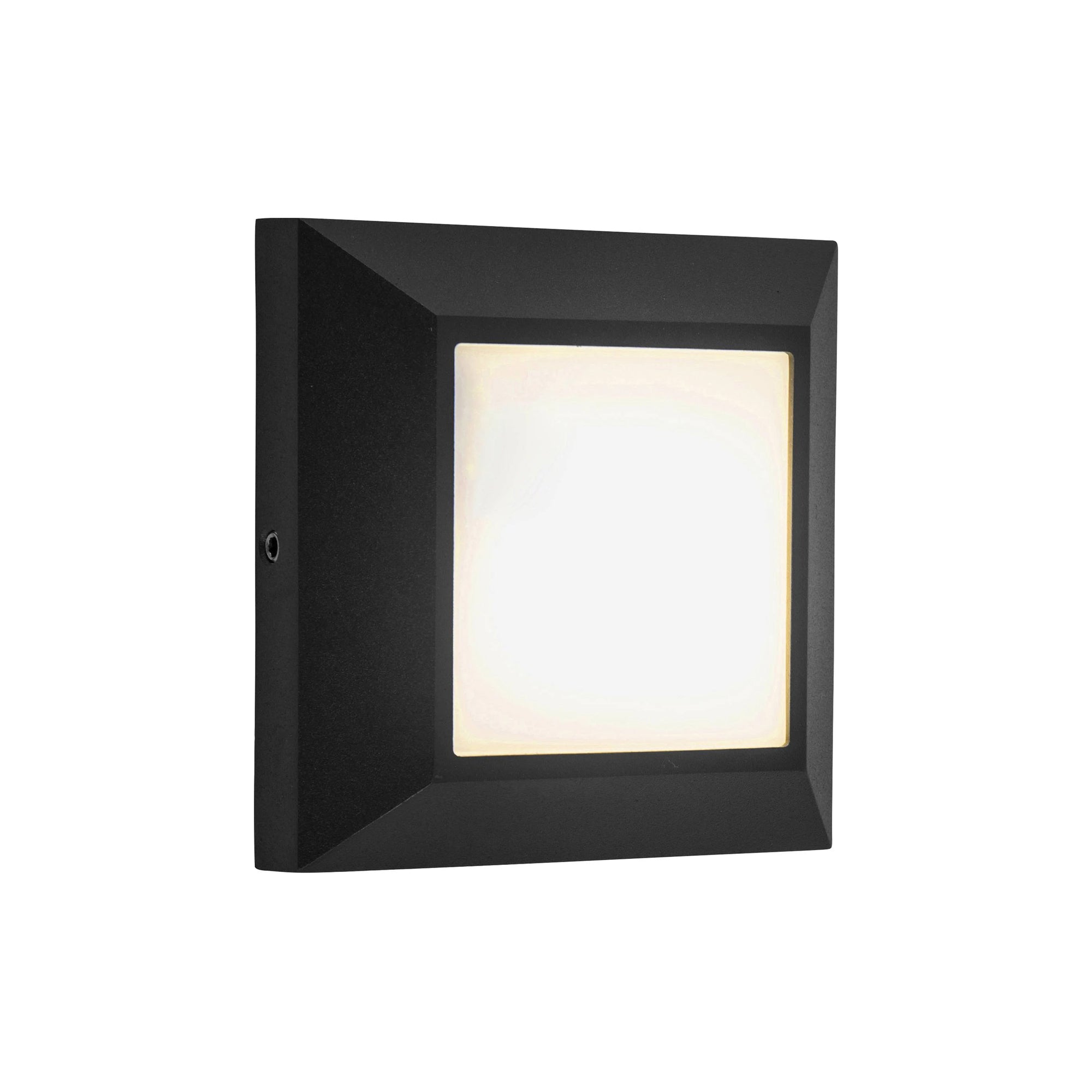 HELENA LED zidna svjetiljka, mat crna, 4.1W, 3000K, IP54, 101mm