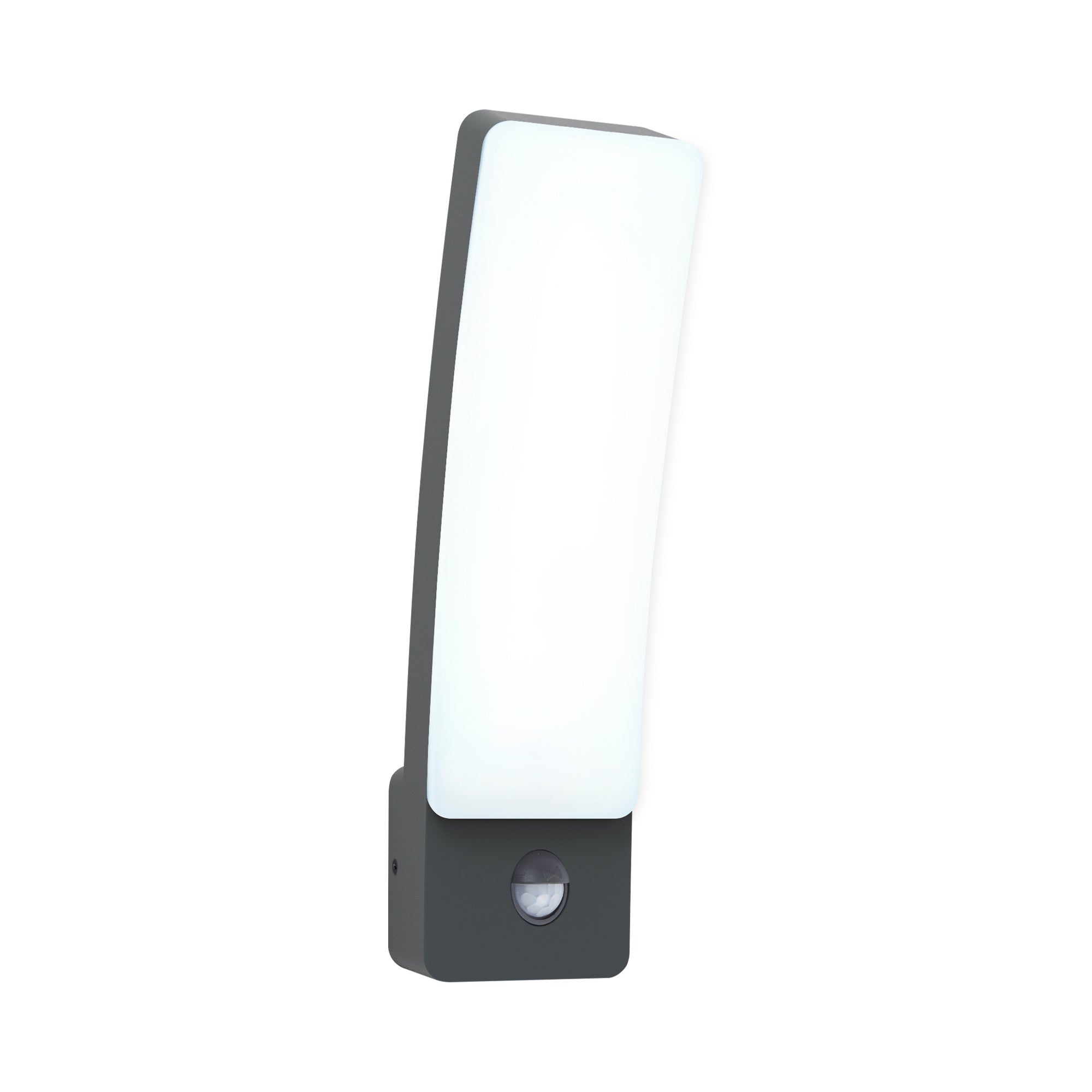 KIRA LED zidna svjetiljka, senzor pokreta, tamno siva, 18W, 4000K, IP54, 311mm