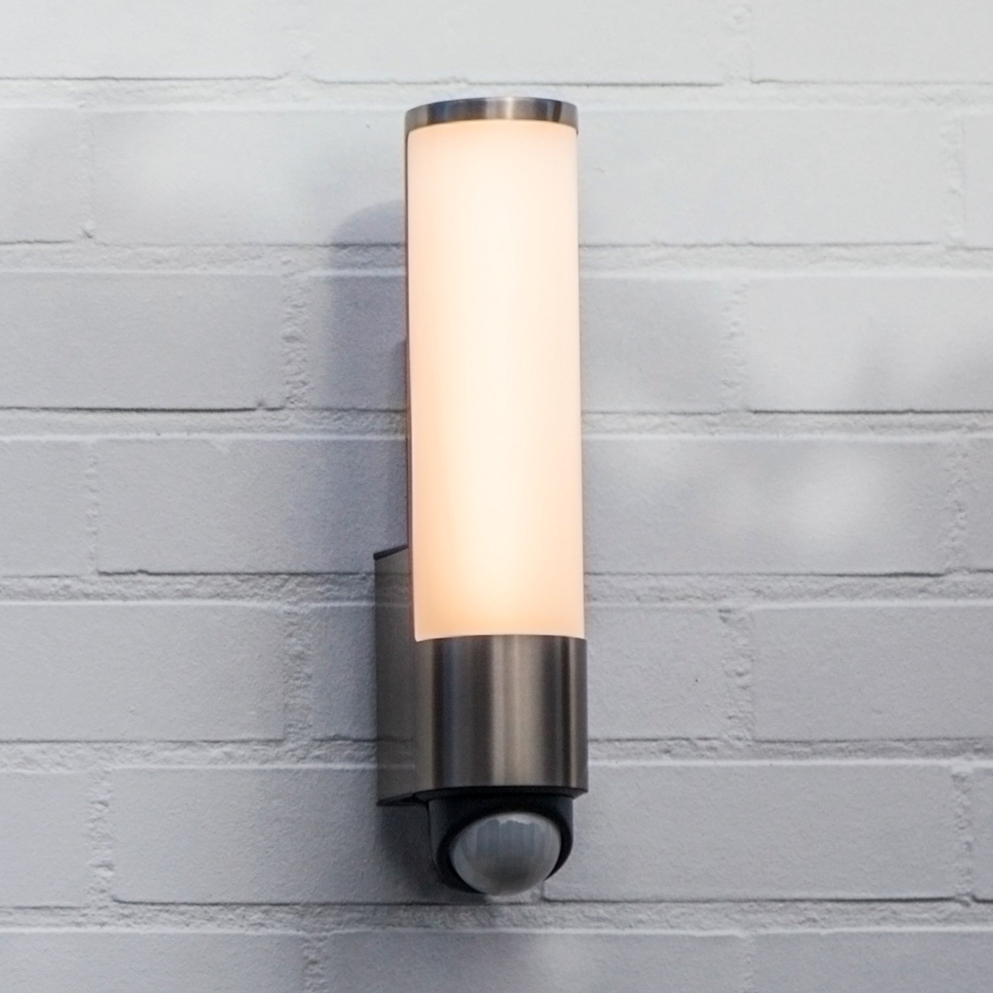 LEDA LED zidna svjetiljka, senzor pokreta, nehrđajući čelik, 15.5W, 3000K, IP44, 345mm