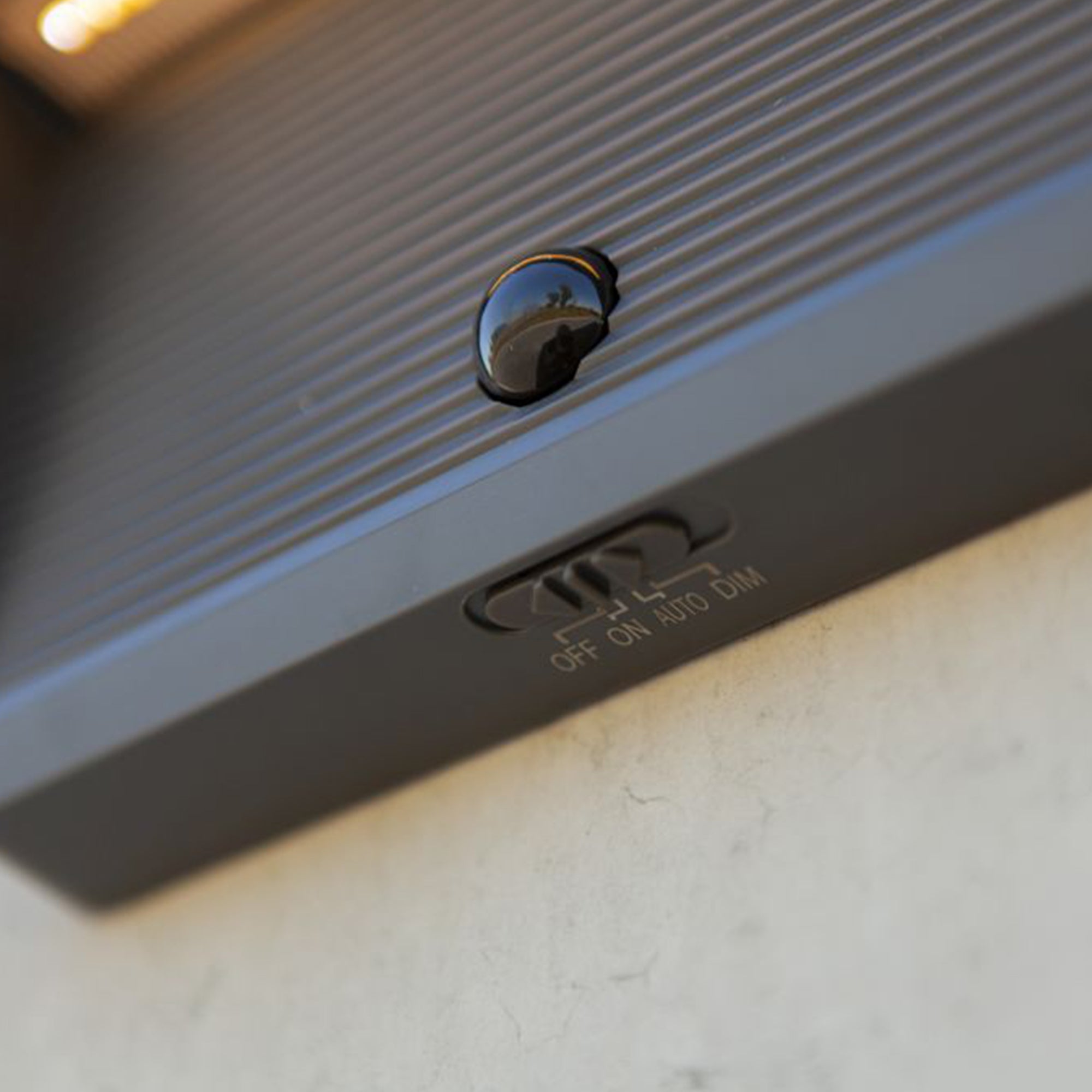 LINKO LED solarna zidna svjetiljka, senzor pokreta, tamno siva, 11.5W, 3000K, IP44, 161mm