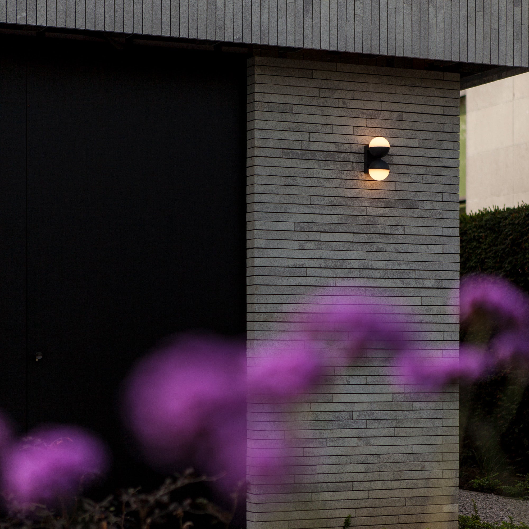 LOOMA LED zidna svjetiljka, tamno siva, 15.6W, 3000K, IP54, 206mm
