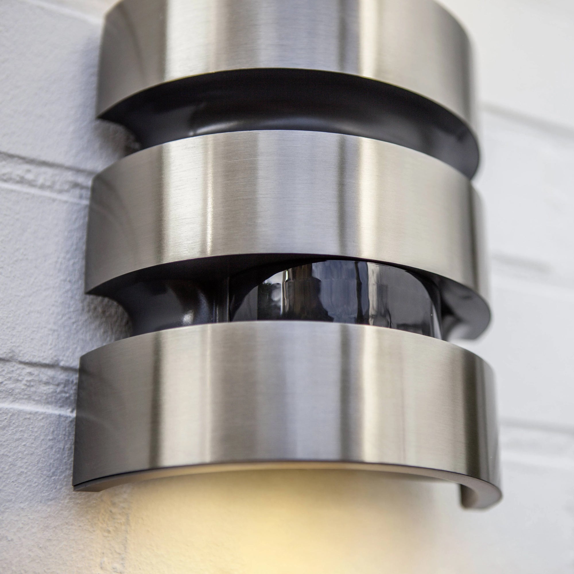 MAYA LED zidna svjetiljka, senzor pokreta, nehrđajući čelik, 18.5W, 3000K, IP44, 175mm
