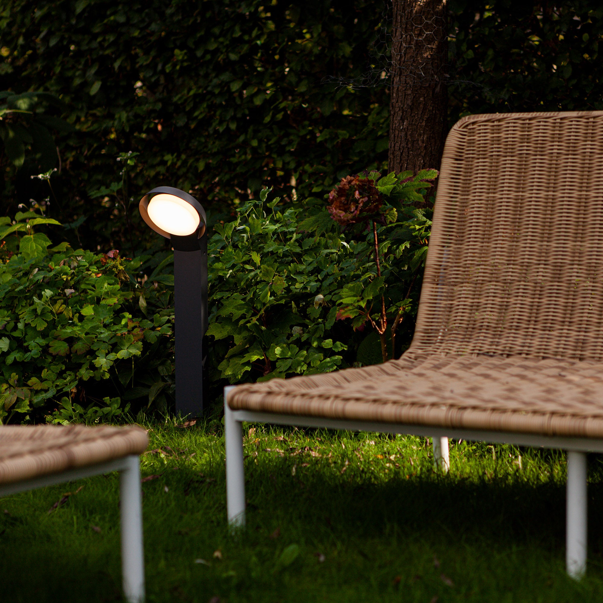 POLO LED vrtna svjetiljka, tamno siva, 15W, 3000K, IP54, 650mm