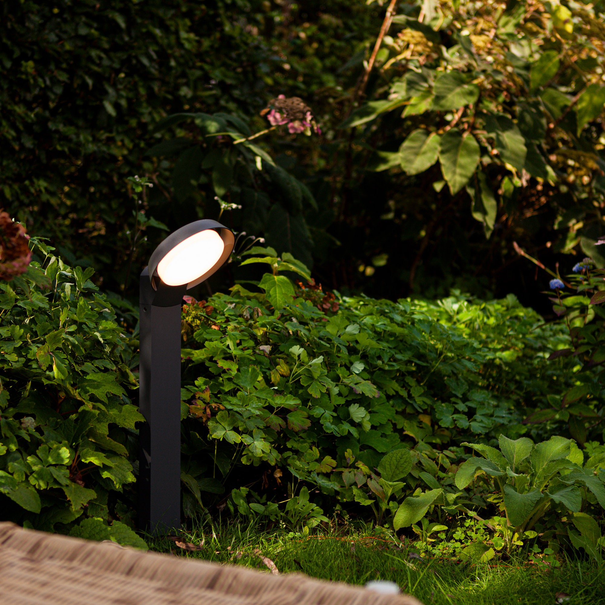 POLO LED vrtna svjetiljka, tamno siva, 15W, 3000K, IP54, 650mm