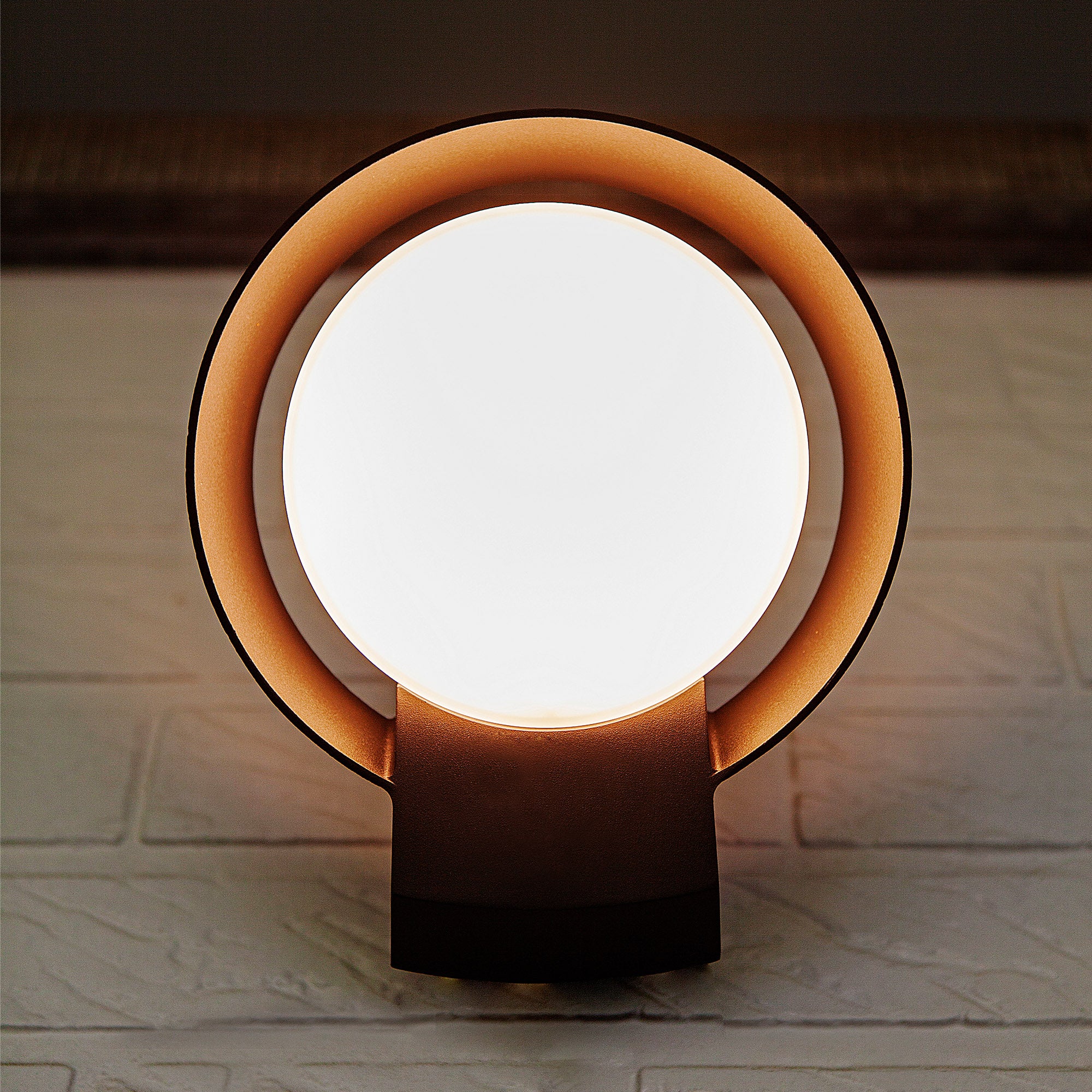 POLO LED zidna svjetiljka, tamno siva, 15W, 3000K, IP54, 164mm
