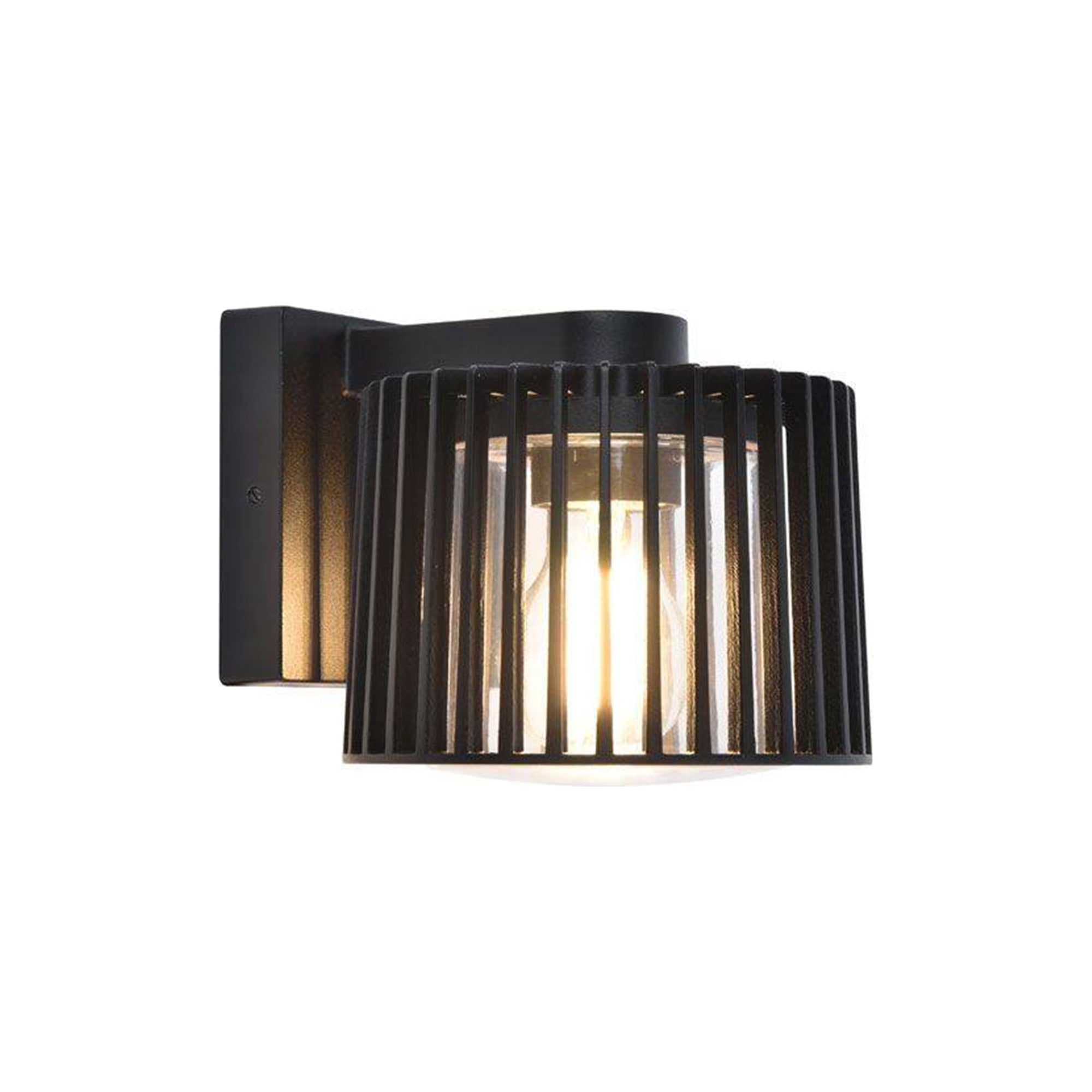 SHYNE zidna svjetiljka, mat crna, 1xE27, IP54, 167mm