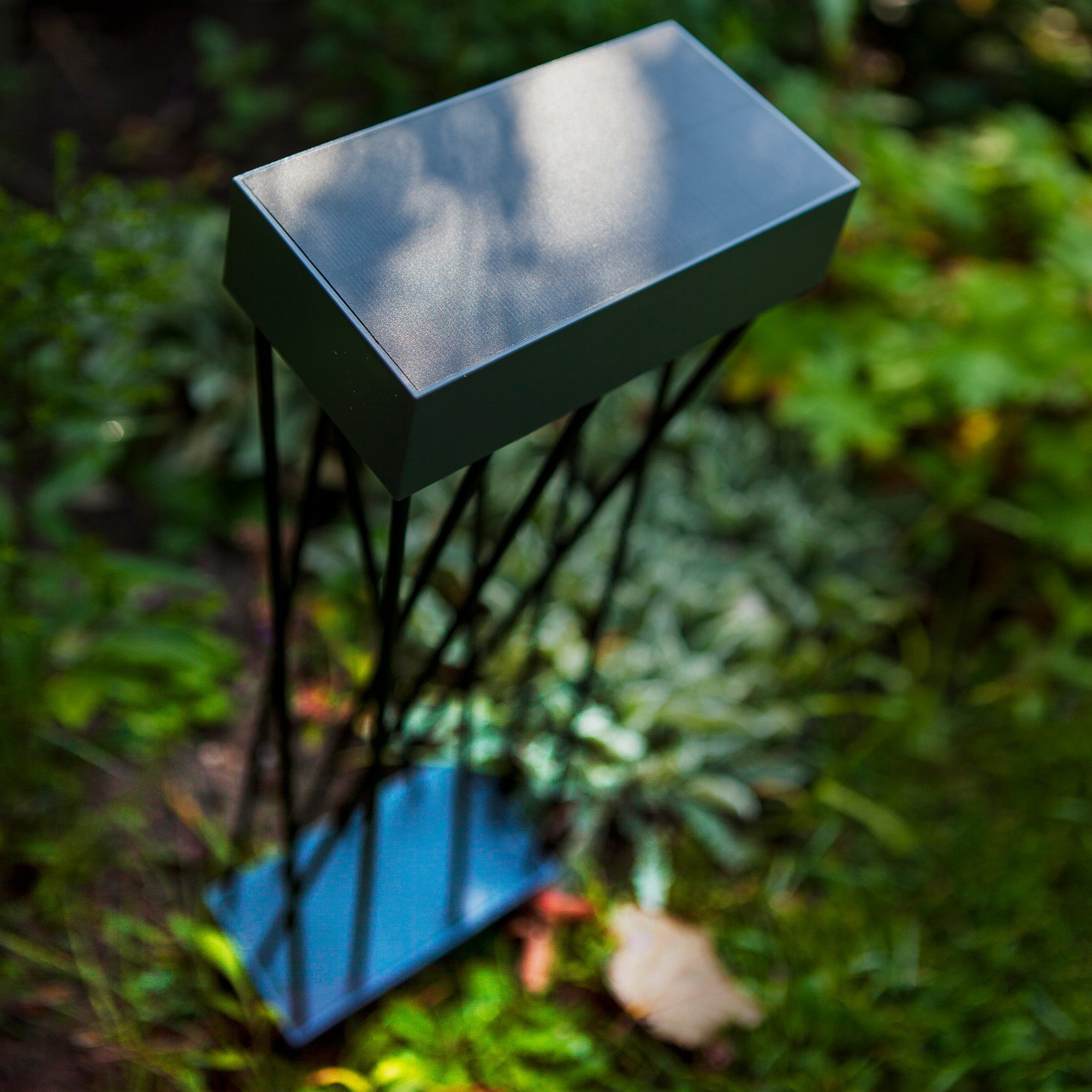 SPIDO LED solarna vrtna svjetiljka, mat crna, 10.5W, 3000K, IP54, 600mm