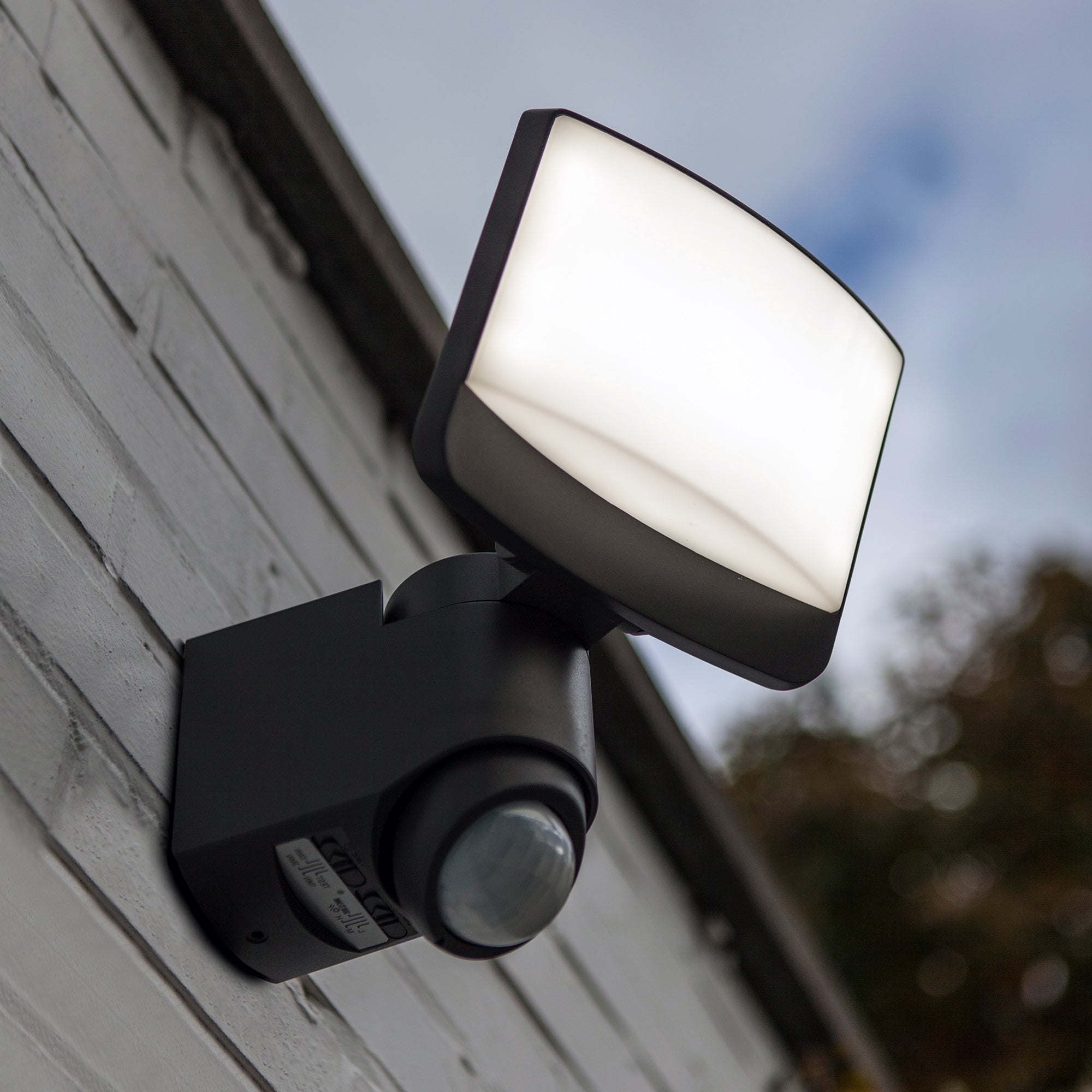 SUNSHINE LED reflektor, senzor pokreta, tamno sivi, 15.4W, 5000K, IP54, 245mm