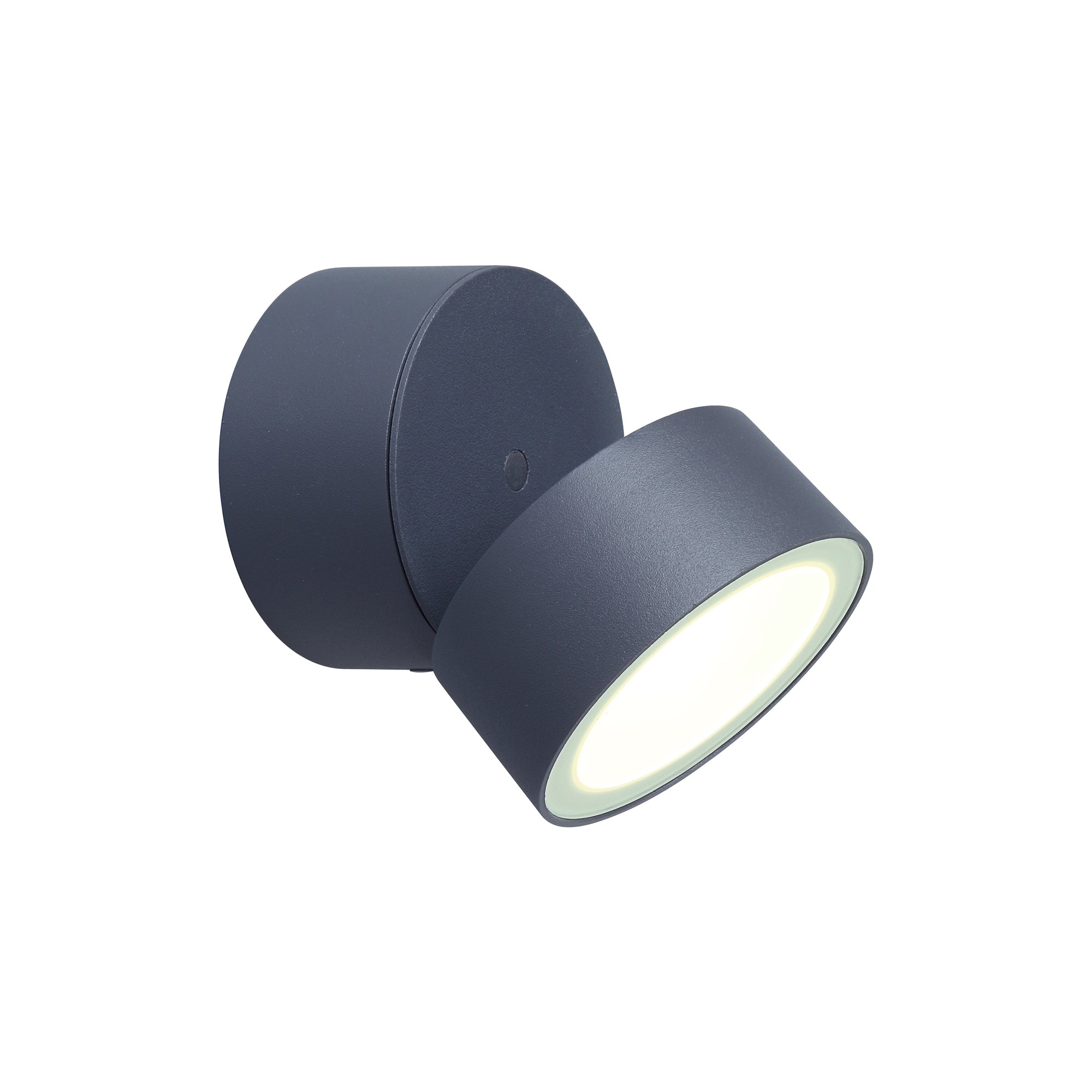 TRUMPET LED zidna svjetiljka, tamno siva, 9.5W, 4000K, IP54, 94mm