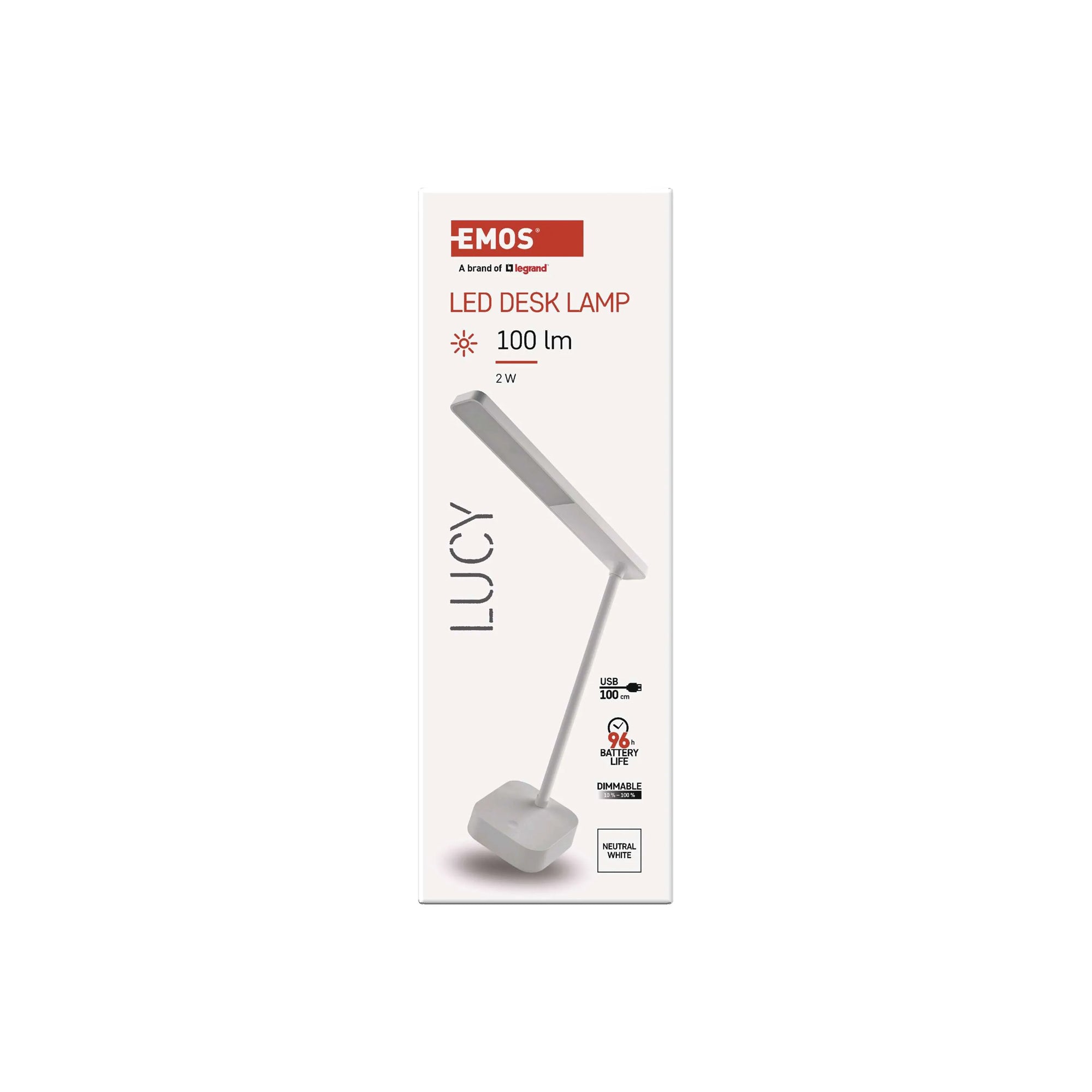 LUCY LED table lamp, rechargeable