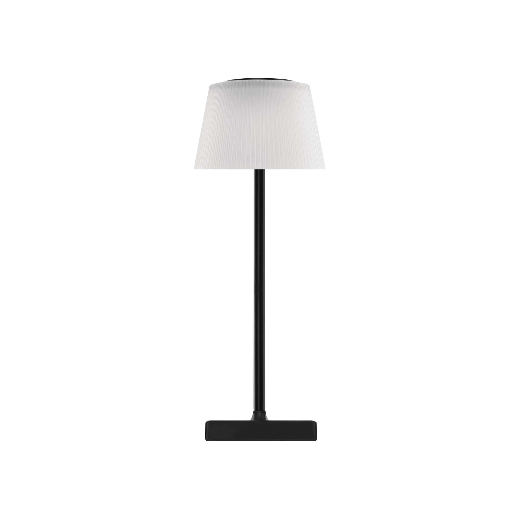 KATIE LED stolna lampa, punjiva, crna, 4W, CCT, IP44, 385mm
