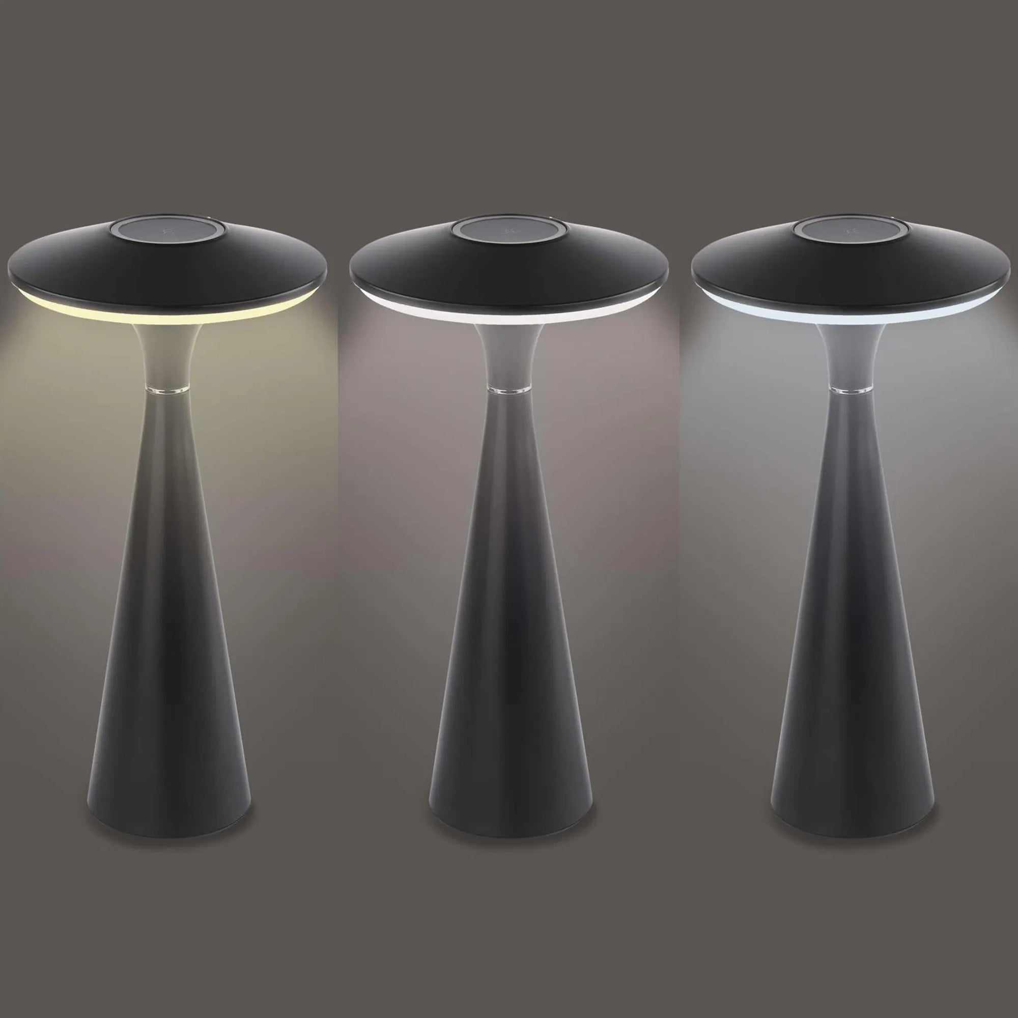 JASON LED stolna lampa, punjiva, crna, 2.2W, CCT, IP44, 270mm