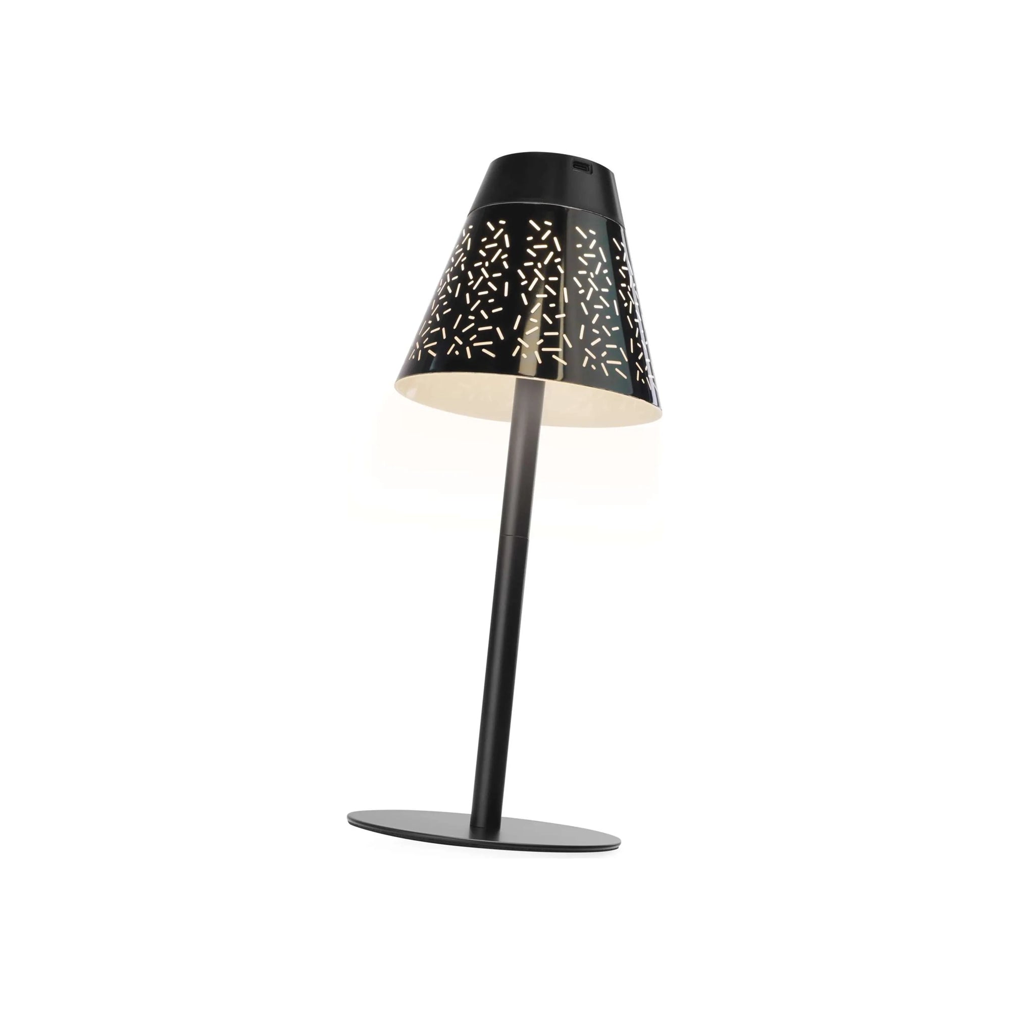 GRACE LED stolna lampa, punjiva, crna, 4.2W, 4000K, IP44, 350mm