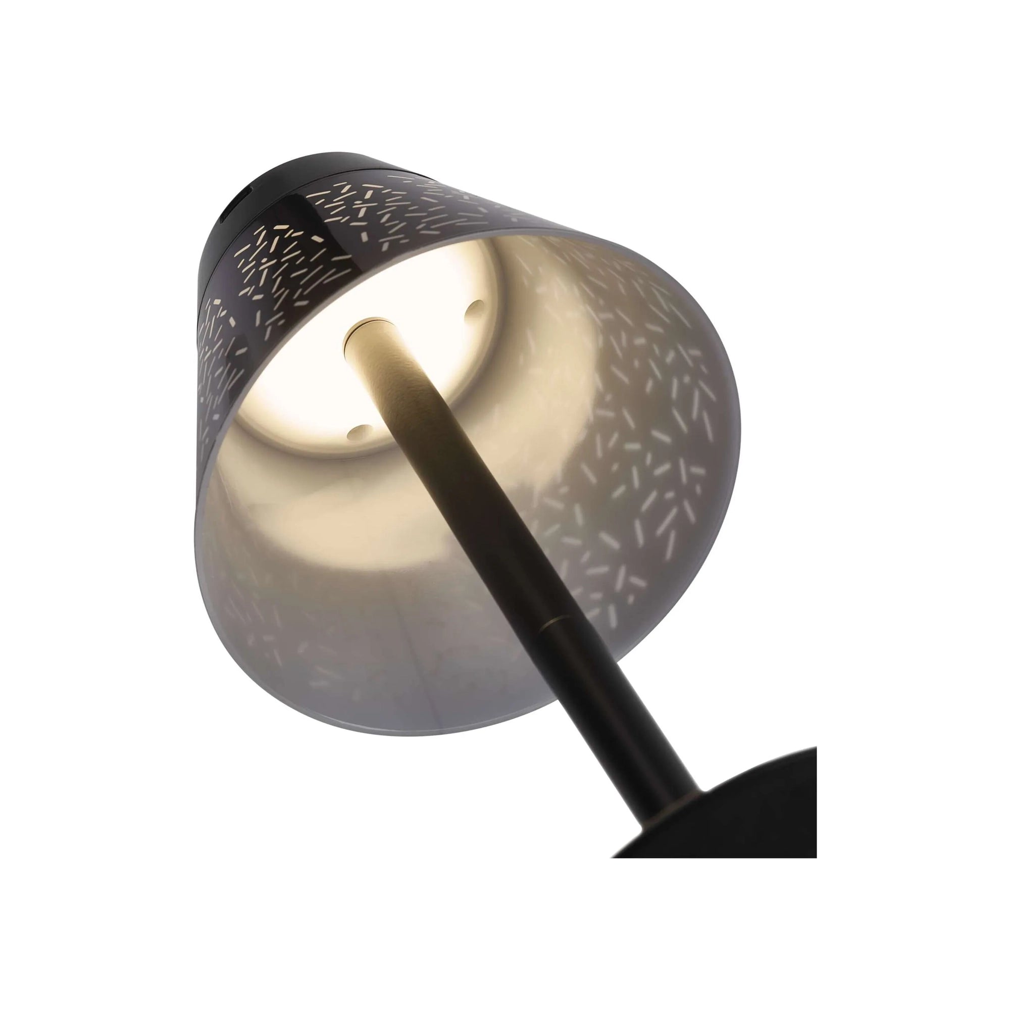 GRACE LED stolna lampa, punjiva, crna, 4.2W, 4000K, IP44, 350mm