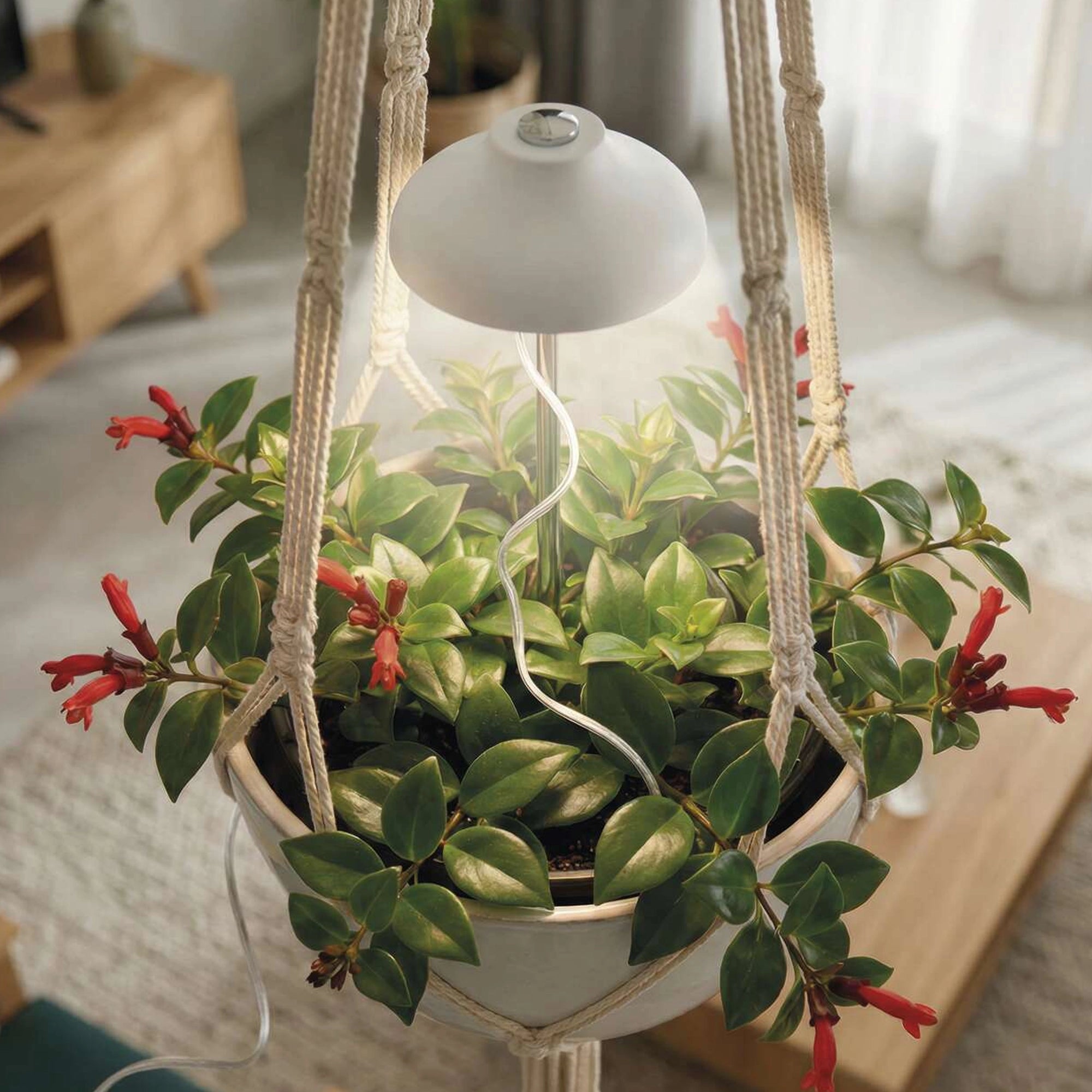 LED lampa za biljke GROW, bijela, 5W, 15 LED dioda, IP20