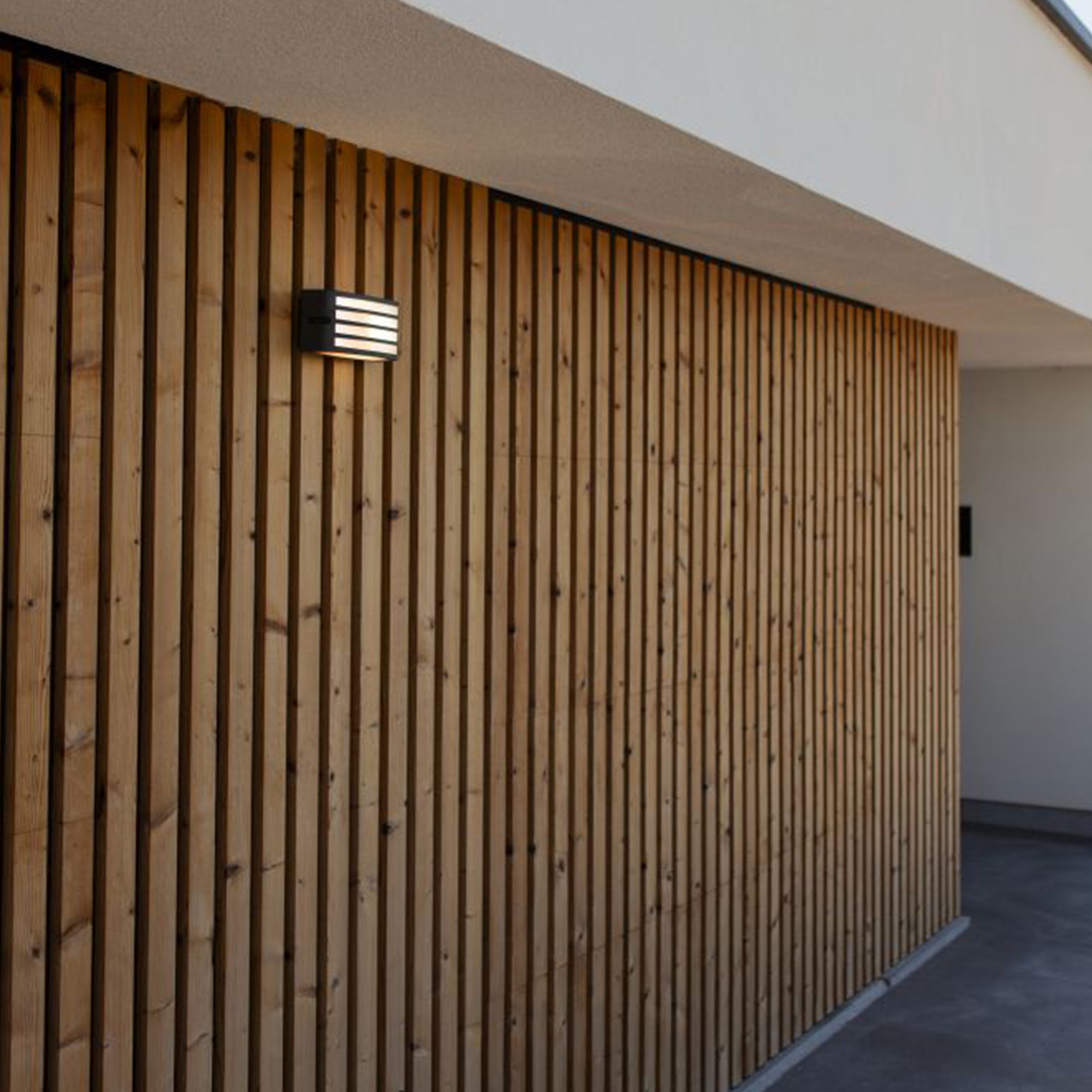 ZEBRA zidna svjetiljka, tamno siva, 1xE27, IP44, 110mm