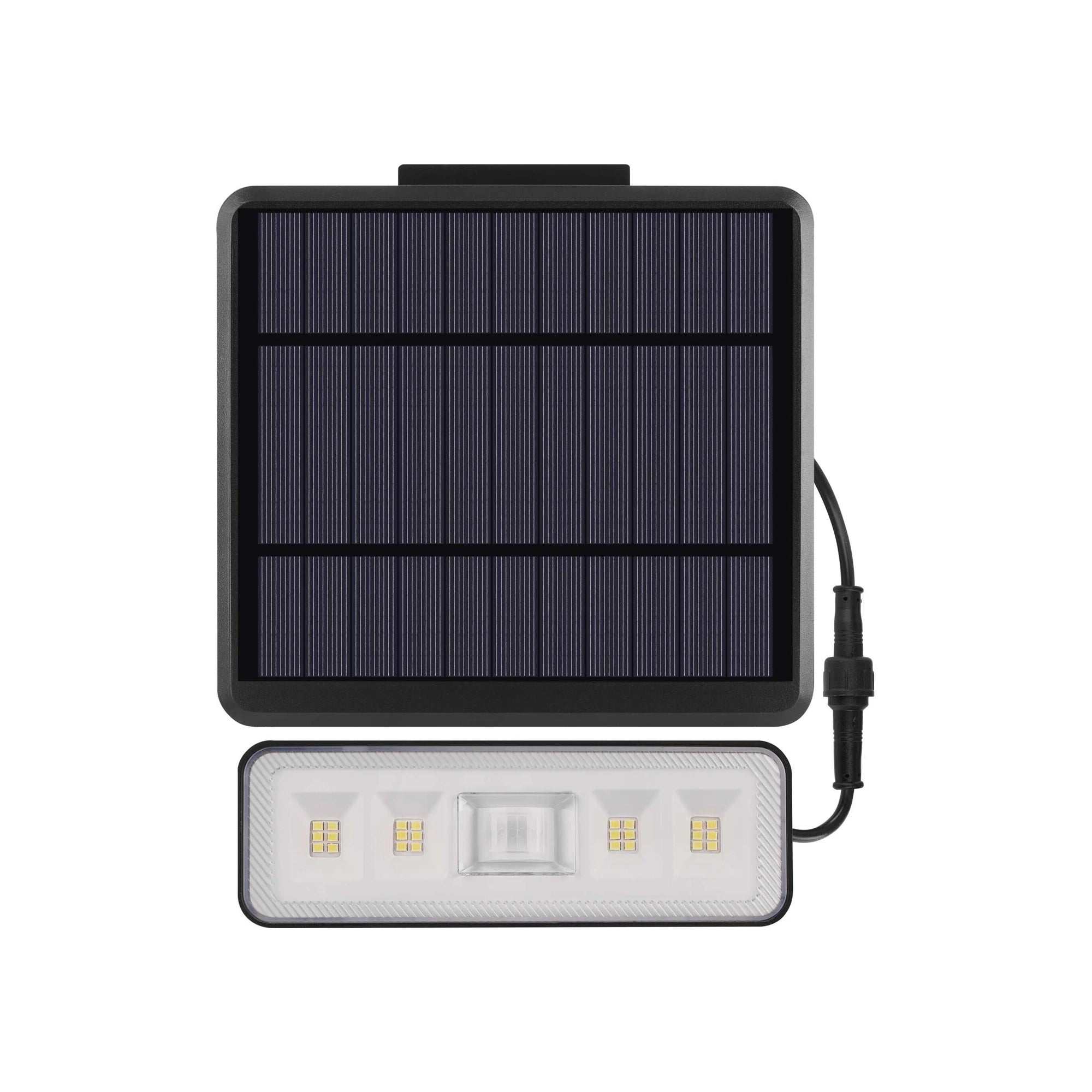 SUNNO LED solarni reflektor, senzor pokreta, crni, 4000K, IP54, 181mm