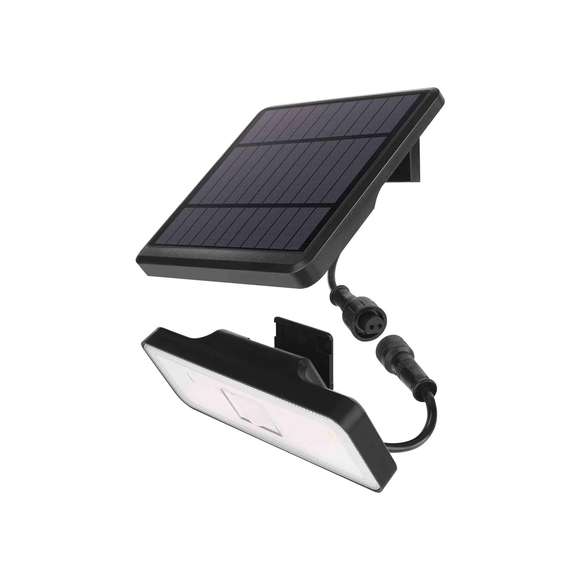 SUNNO LED solarni reflektor, senzor pokreta, crni, 4000K, IP54, 181mm