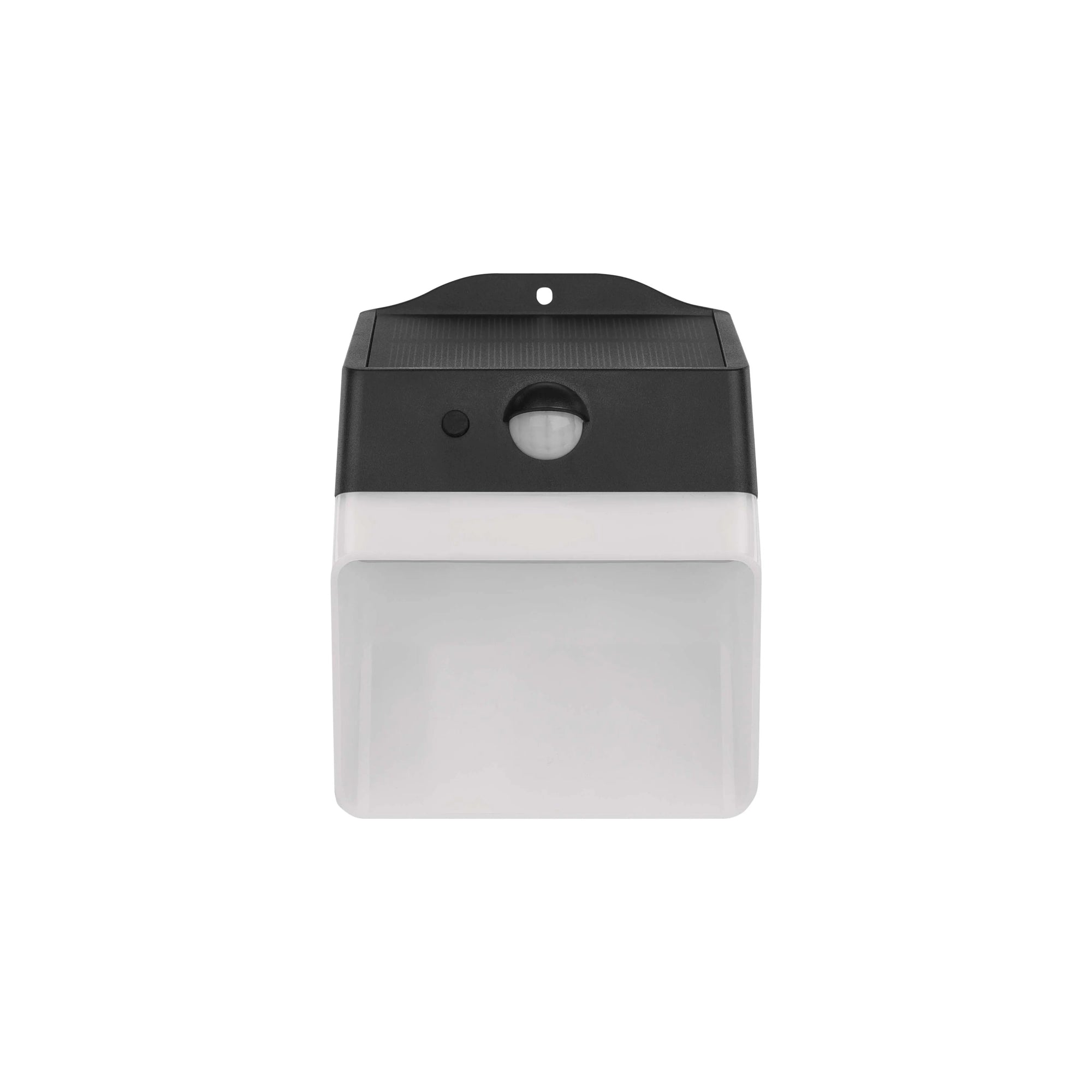 LUNIS LED solarna zidna svjetiljka, senzor pokreta, crna, 4000K, IP65, 138mm