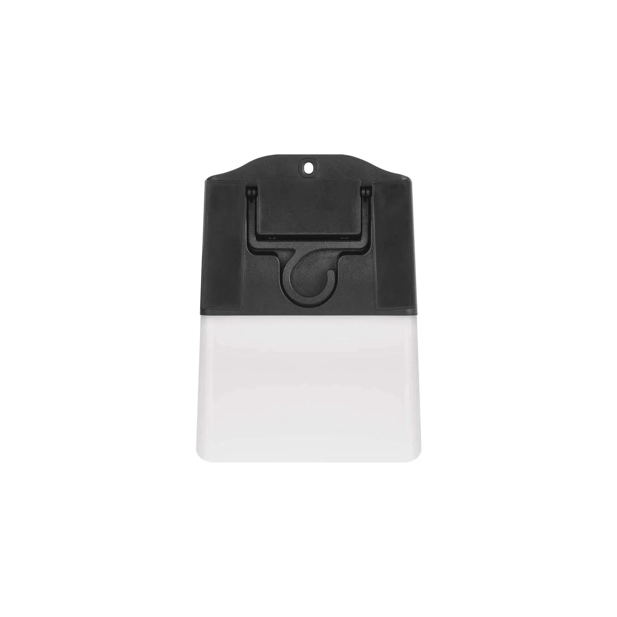 LUNIS LED solarna zidna svjetiljka, senzor pokreta, crna, 4000K, IP65, 138mm
