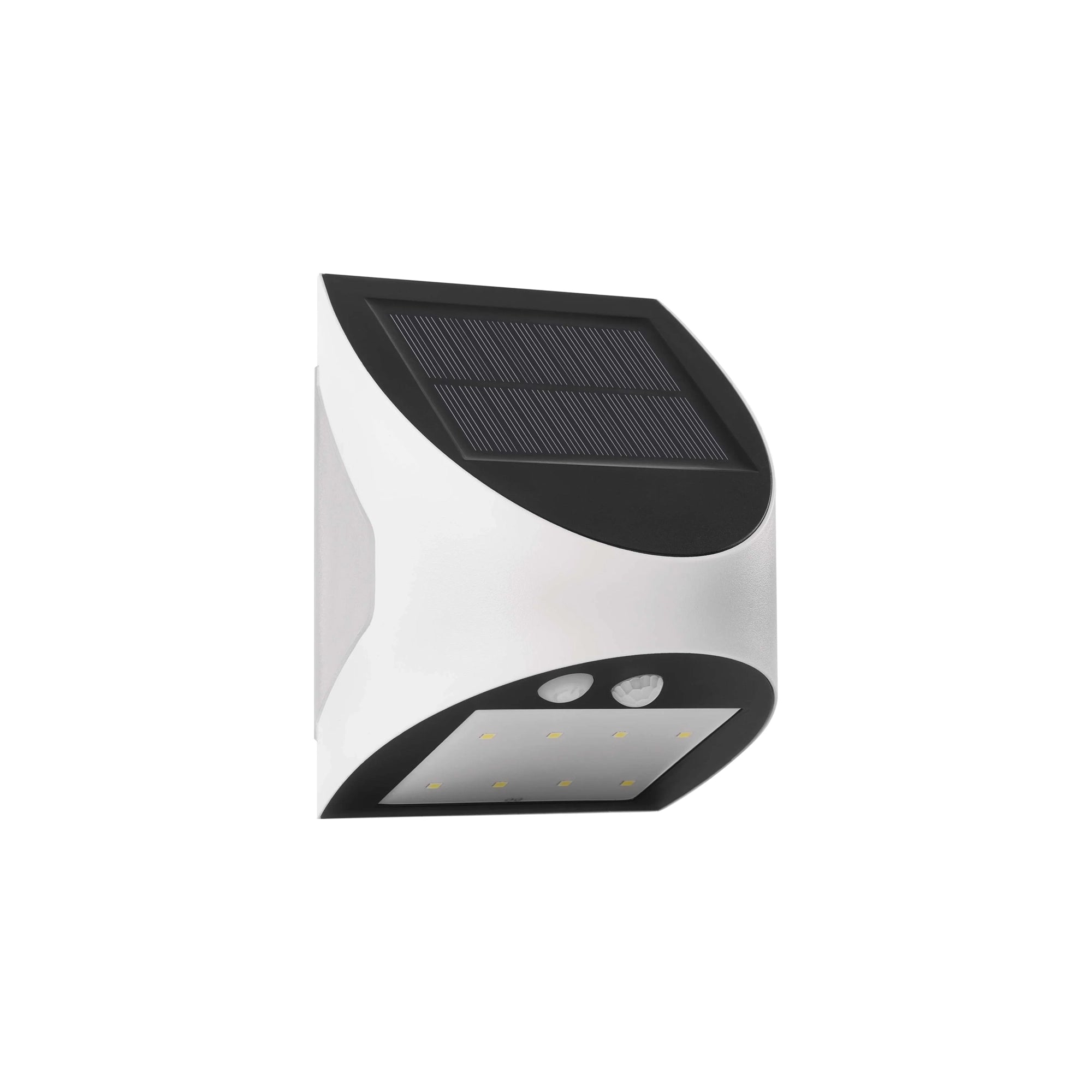LED solarna zidna svjetiljka LUMI, senzor pokreta, bijela, 4000K, IP54