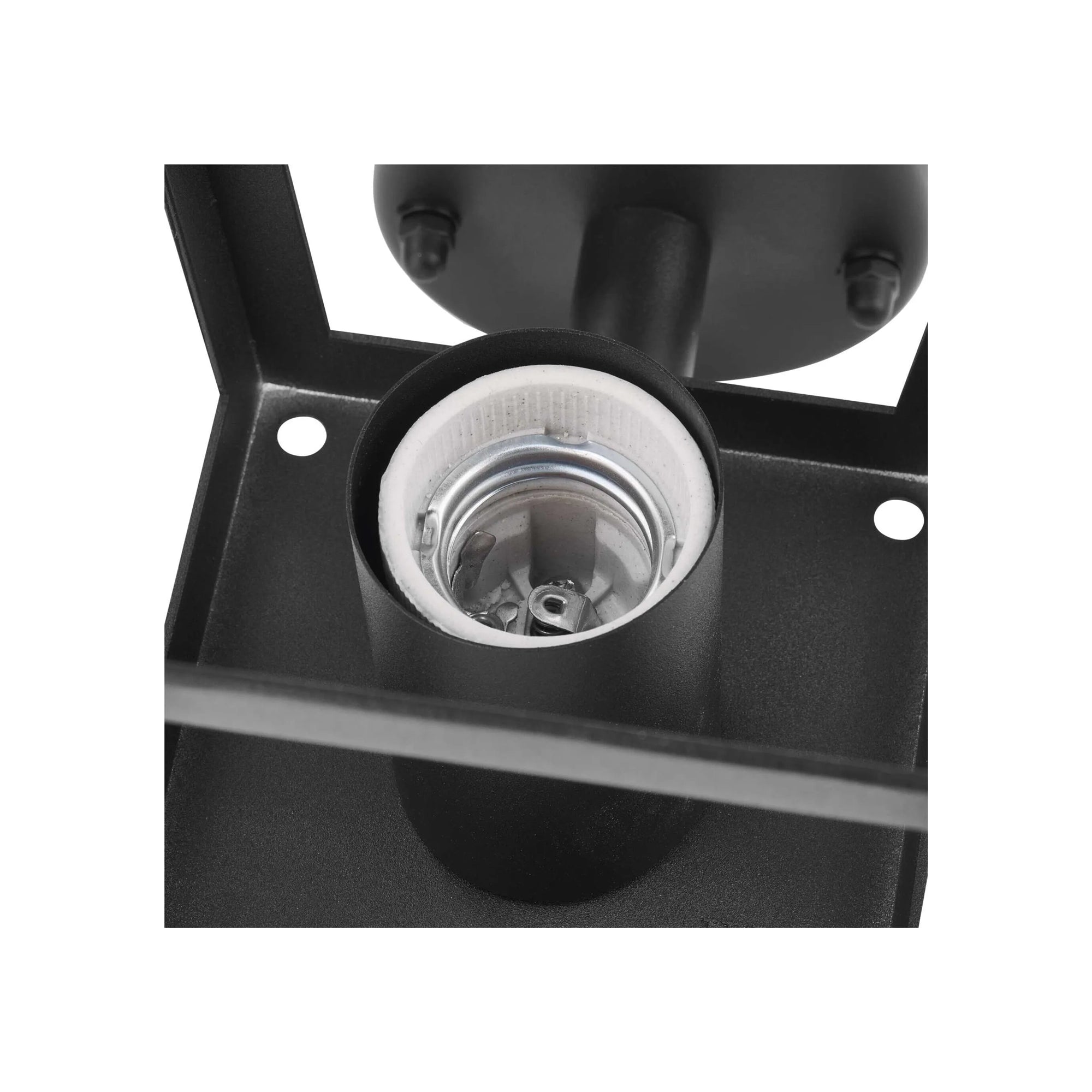 ADENIA zidna svjetiljka, senzor pokreta, crna, 1xE27, IP44, 298mm