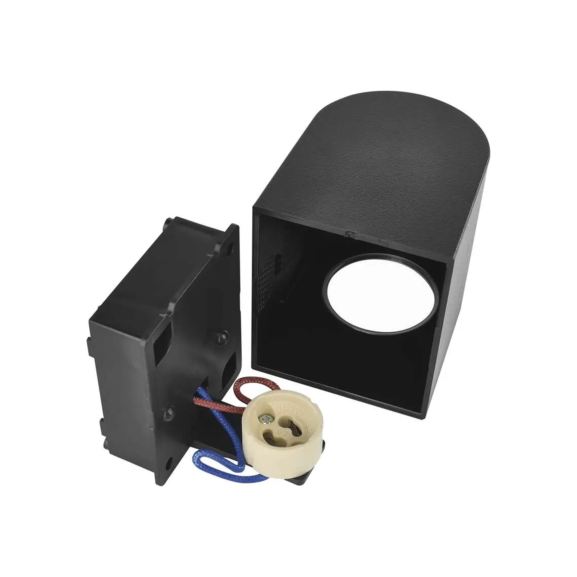 OCULUS zidna svjetiljka, crna, 1xGU10, IP44, 80mm