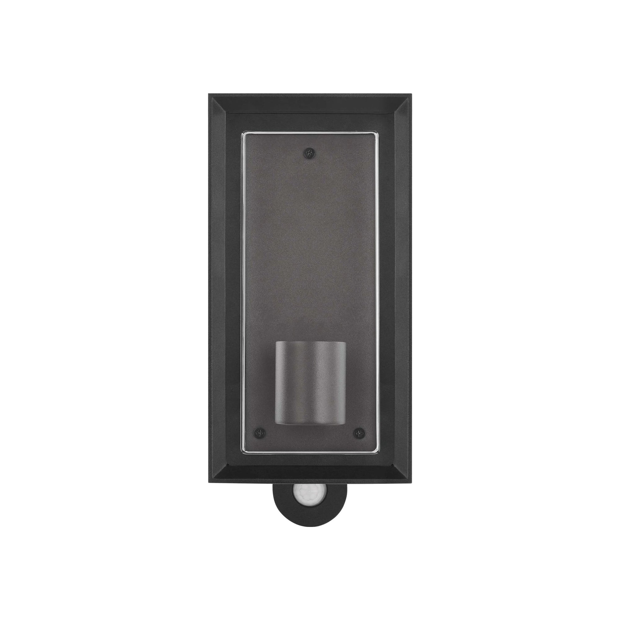 MALVA zidna svjetiljka, senzor pokreta, crna, 1xE27, IP44, 280mm