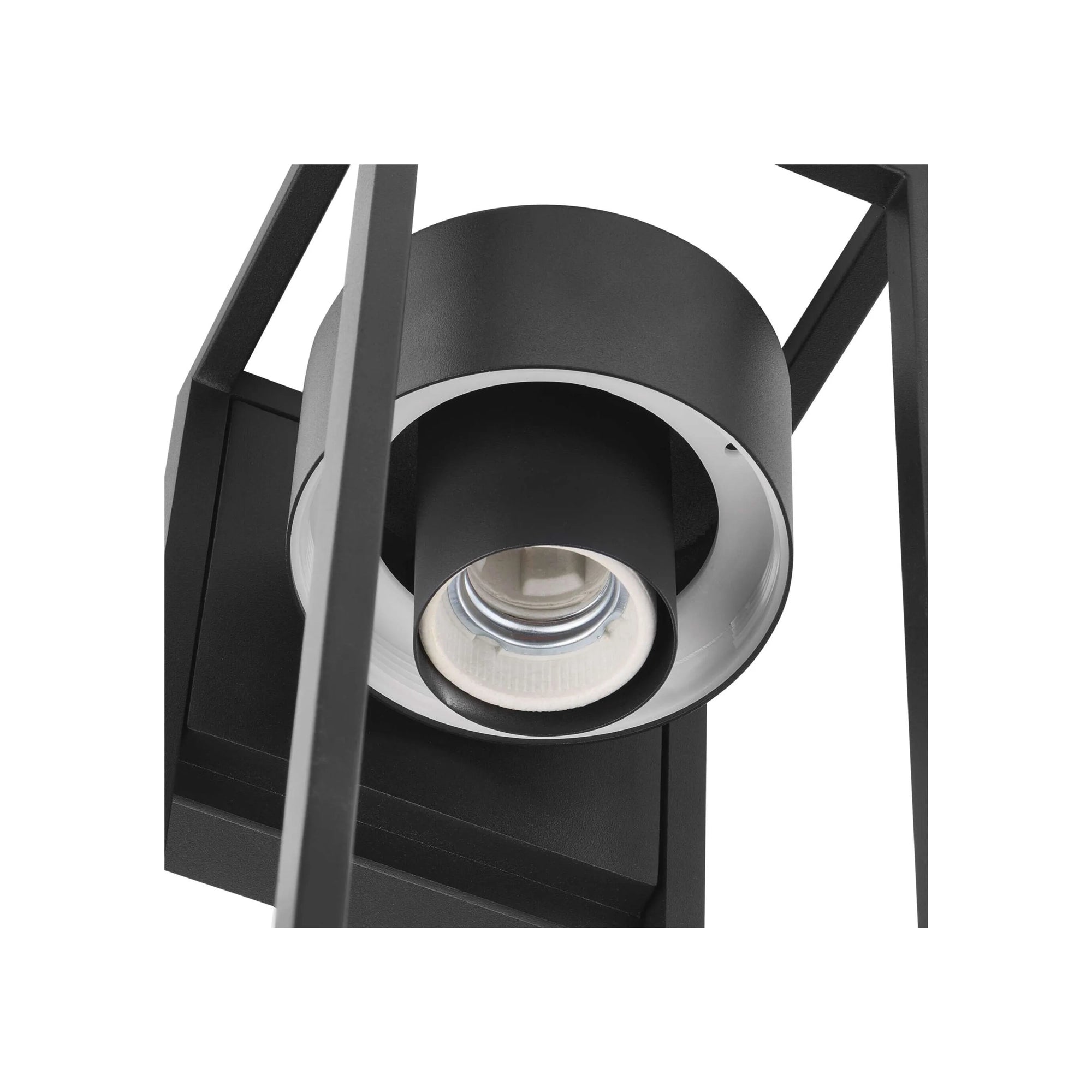 TILIIA zidna svjetiljka, crna, 1xE27, IP44, 270mm