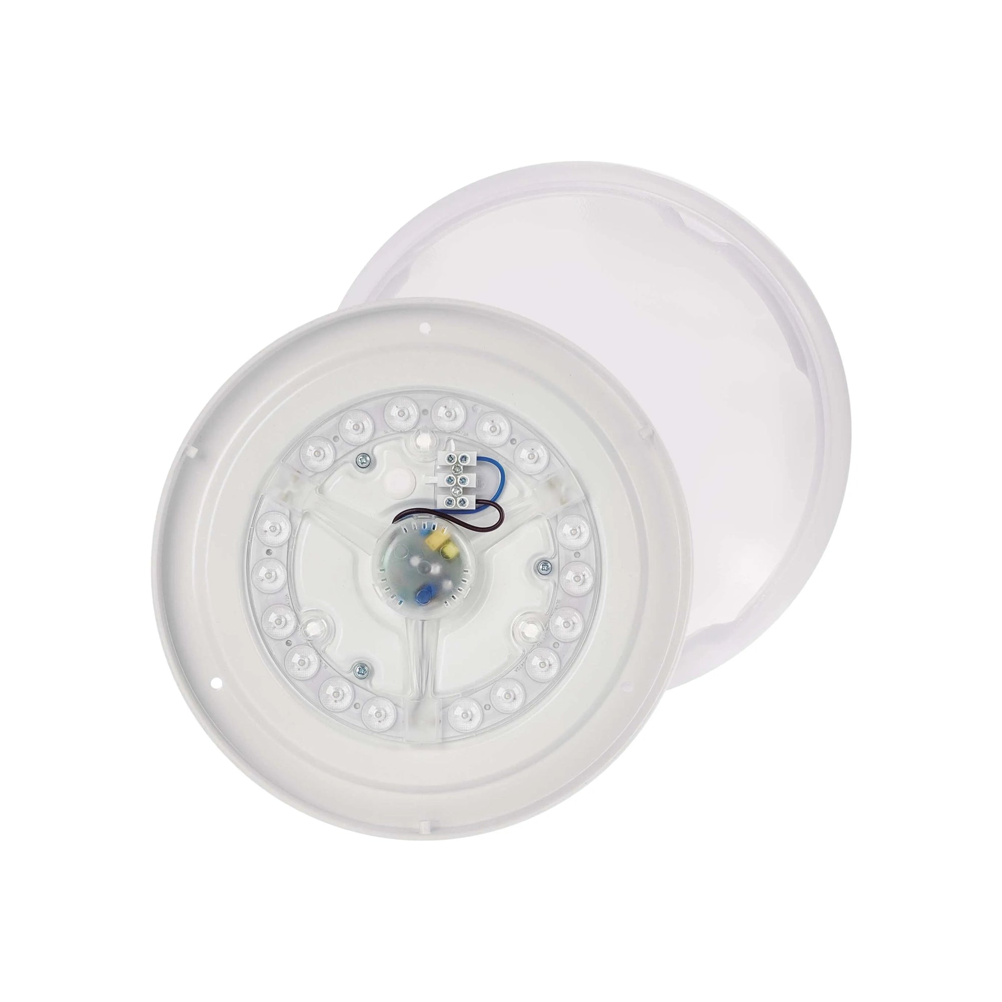 FIONI LED plafonjera, bijela, 12W, 4000K, IP44, Ø260mm